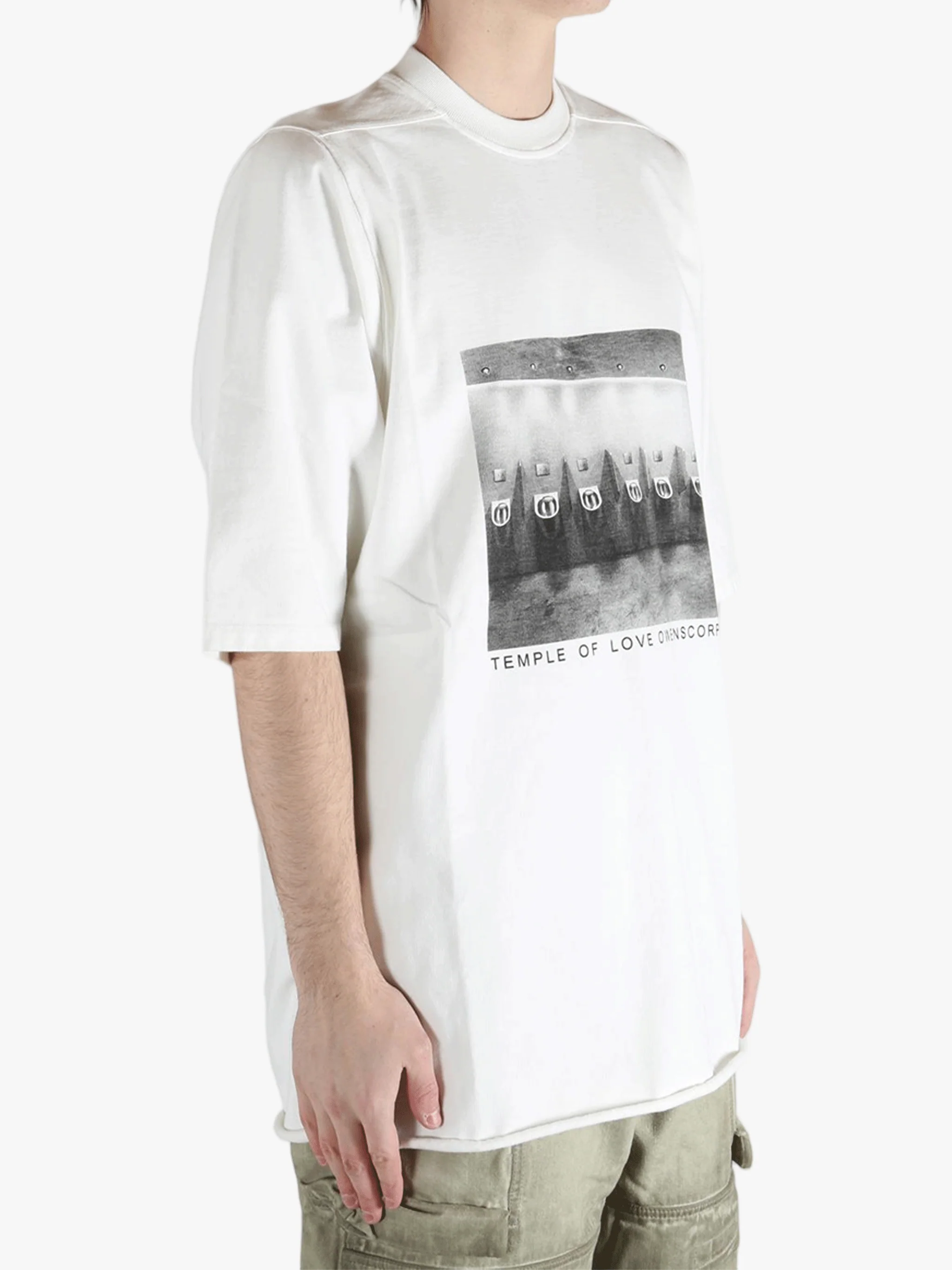 RICK OWENS DRKSHDW - Men Jumbo Short Sleeve T-Shirt - Image 2