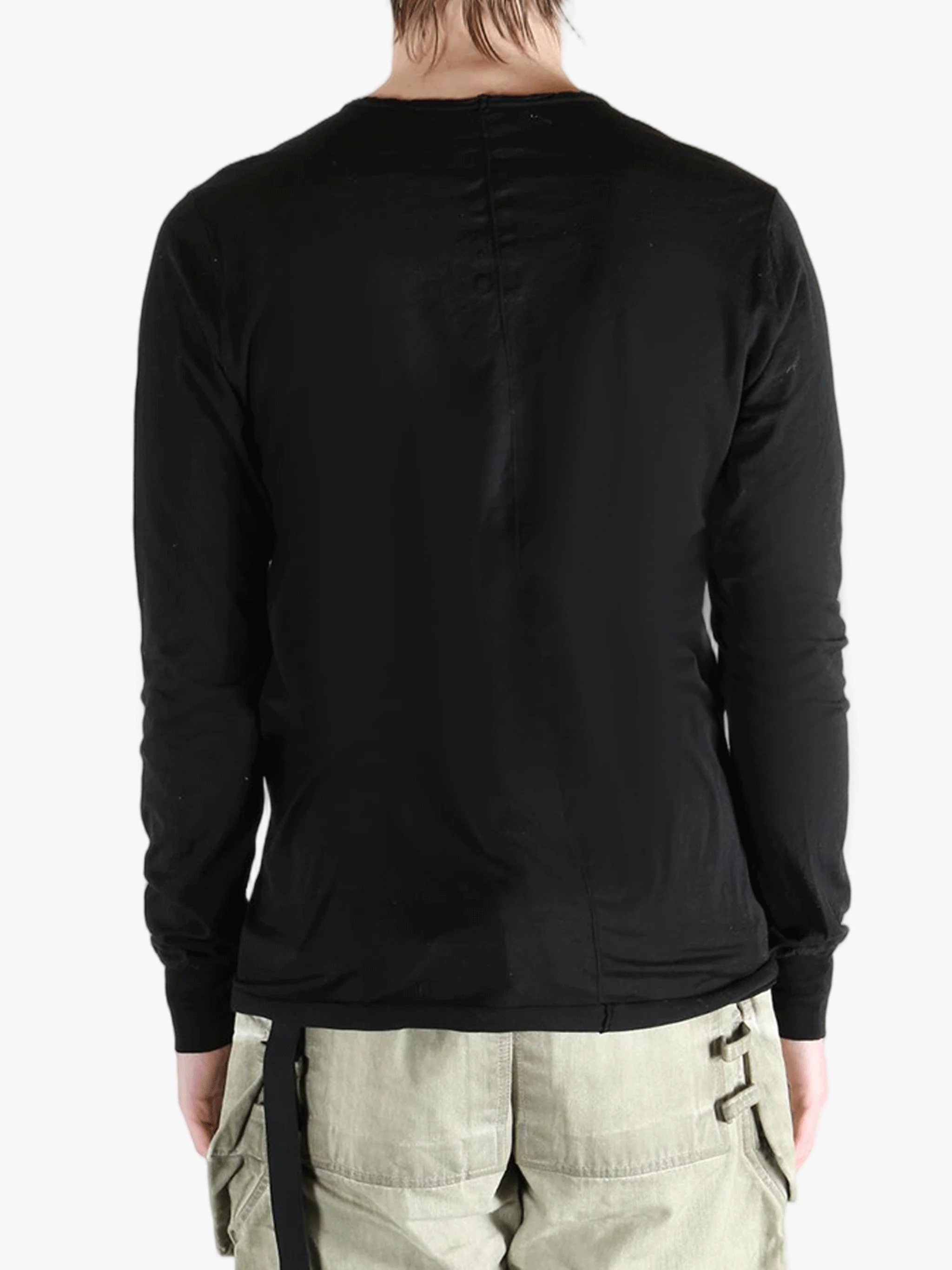 RICK OWENS DRKSHDW - Men Level Long Sleeve T-Shirt - Image 3