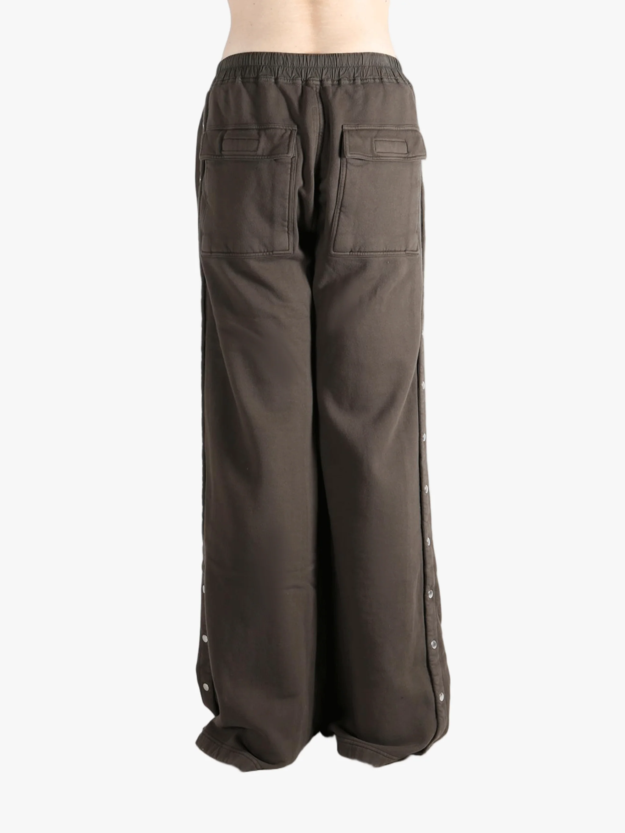 RICK OWENS DRKSHDW - Men Pantaloni In Felpa Wide Pusher Pants - Image 3