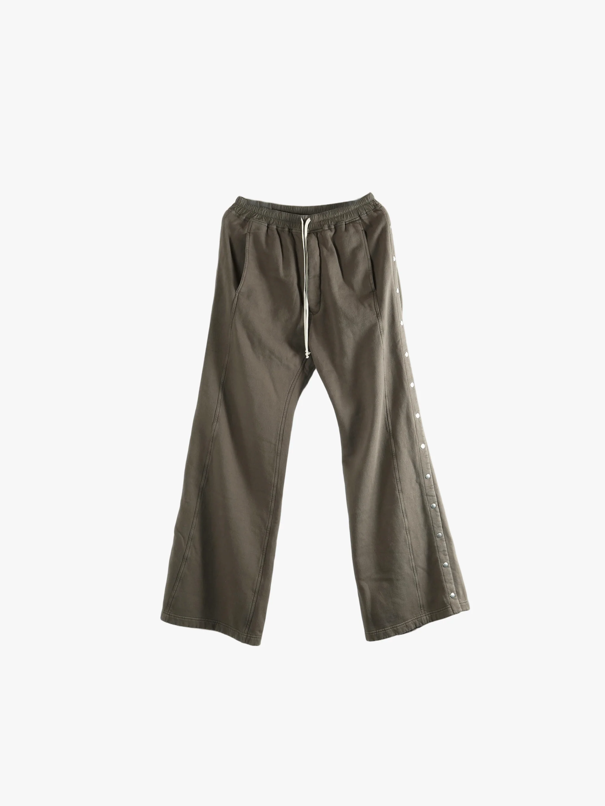 RICK OWENS DRKSHDW - Men Pantaloni In Felpa Wide Pusher Pants - Image 4