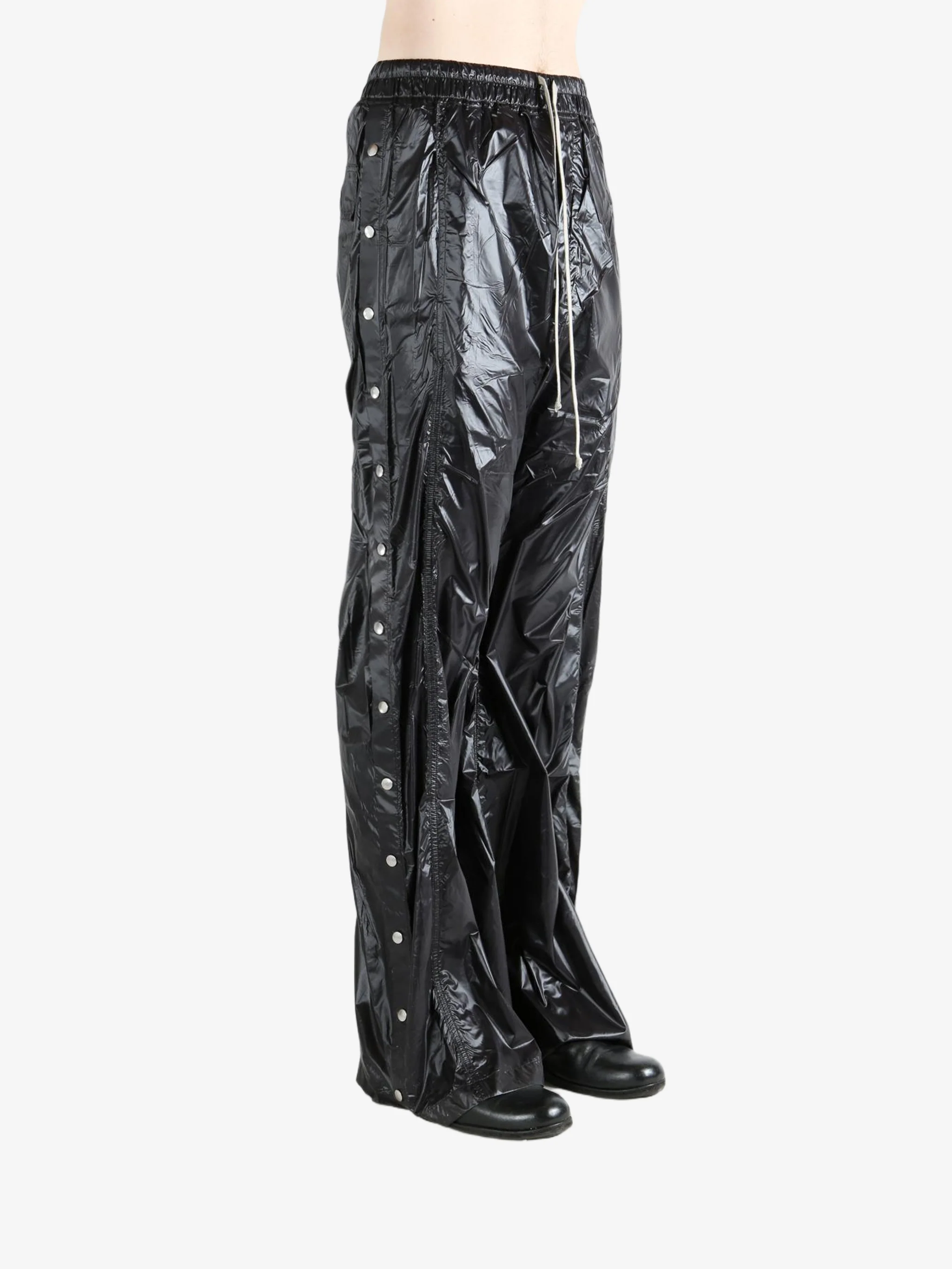 RICK OWENS DRKSHDW - Men Nylon Wide Pusher Pants - Image 2