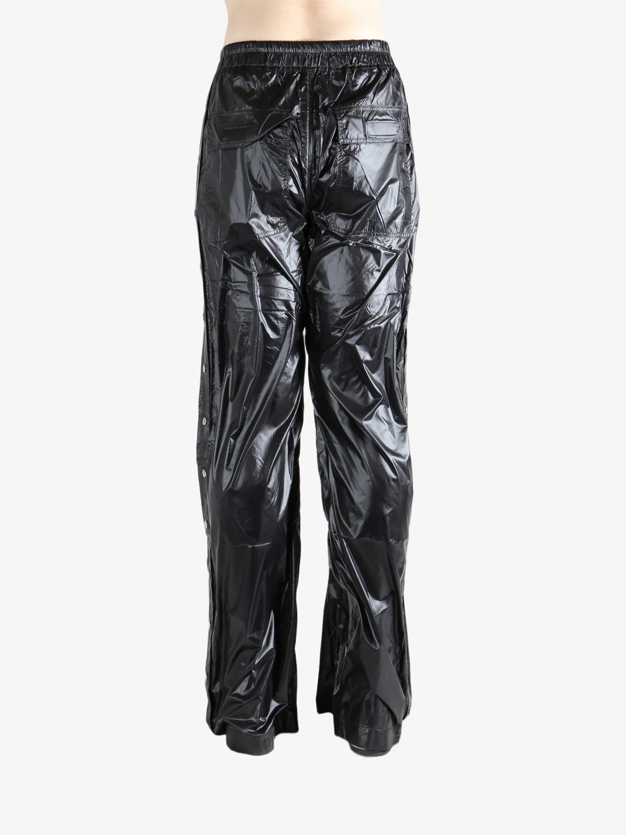 RICK OWENS DRKSHDW - Men Nylon Wide Pusher Pants - Image 3