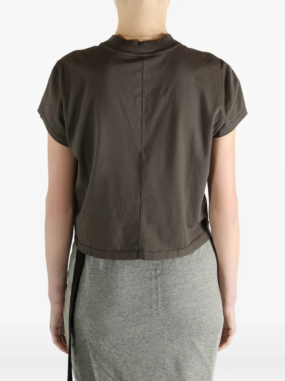 RICK OWENS DRKSHDW - Women Cropped Small Level T-Shirt - Image 3