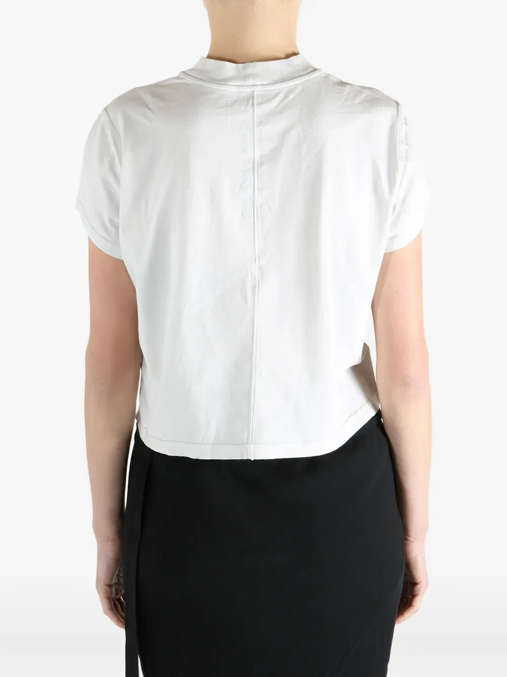 RICK OWENS DRKSHDW - Women Cropped Small Level T-Shirt - Image 3