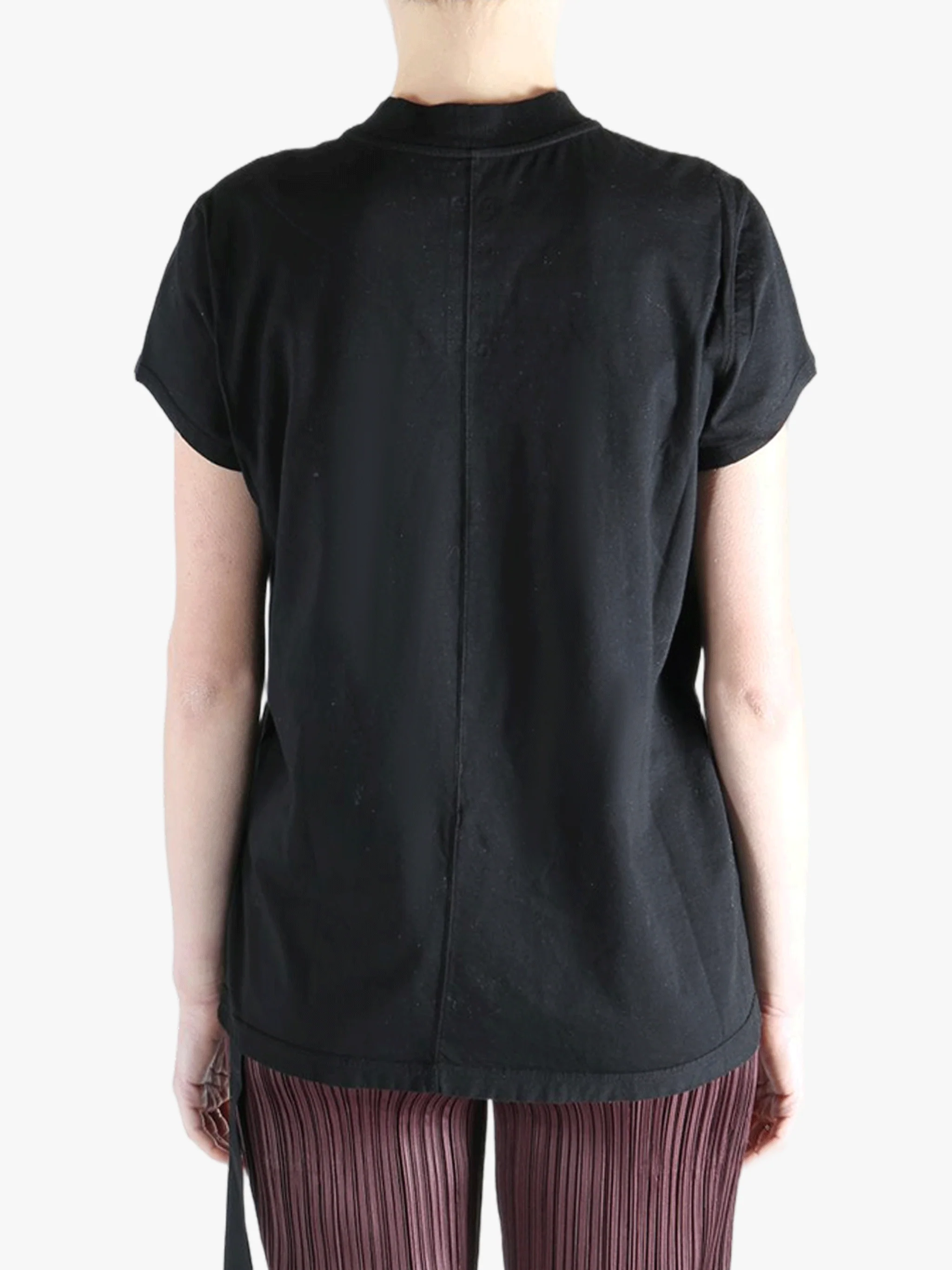RICK OWENS DRKSHDW - Women Cropped Small Level T-Shirt - Image 3