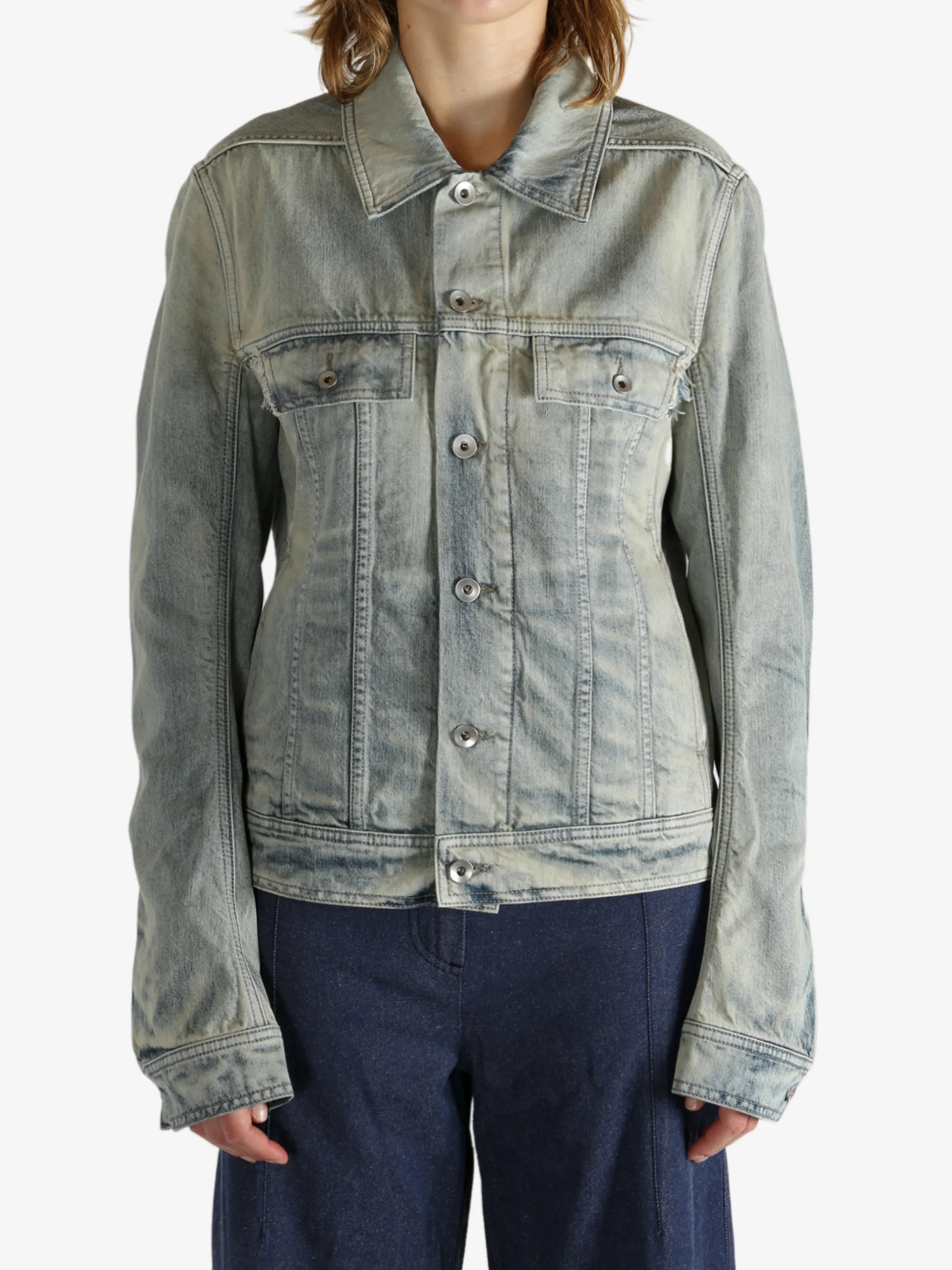 RICK OWENS DRKSHDW - Women Trucker Worker Jacket