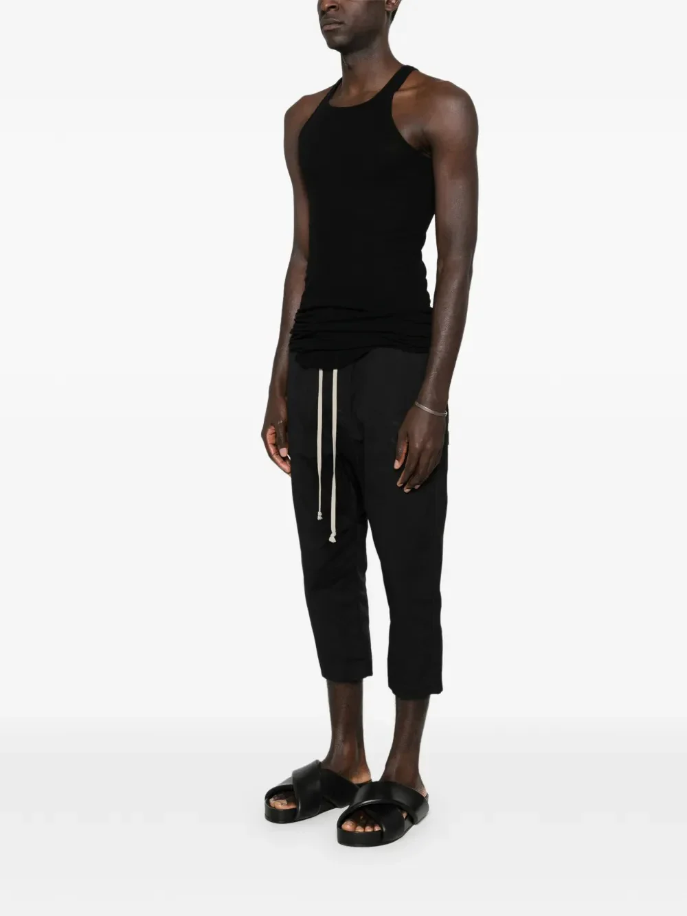 RICK OWENS - Men Basic Rib Tank Top - Image 2