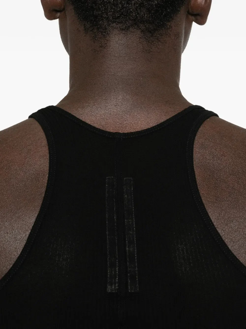 RICK OWENS - Men Basic Rib Tank Top - Image 4