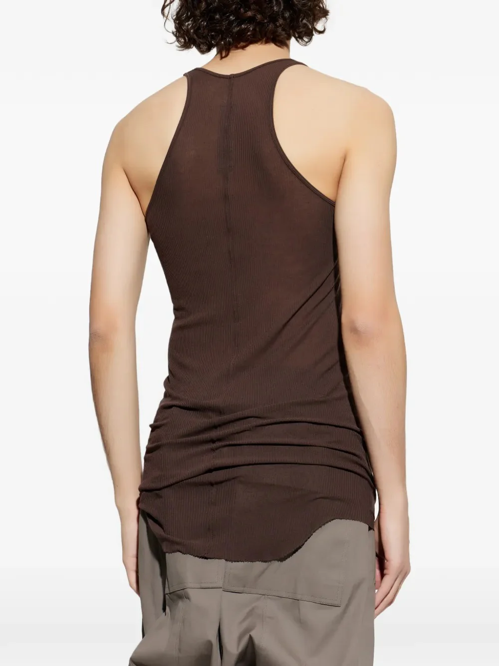 RICK OWENS - Men Basic Rib Tank Top - Image 2