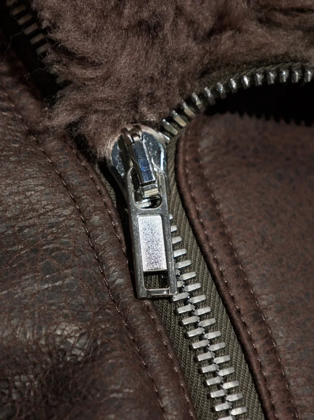 RICK OWENS - Men Bomber In Montone Hollywood Flight Jacket - Image 4