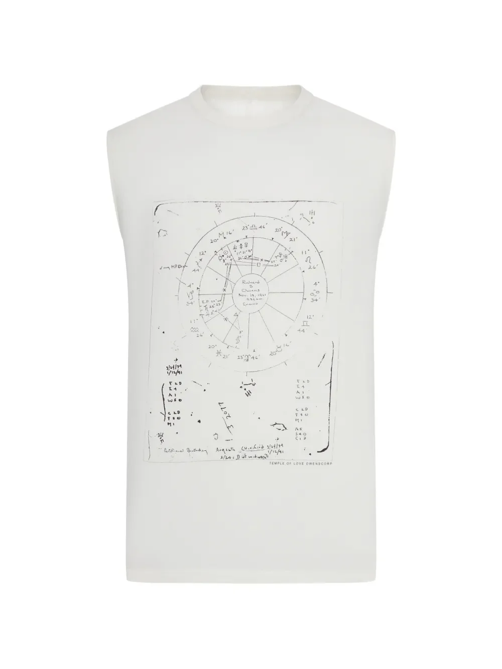 RICK OWENS - Men Concordian Brad Sleeveless T-shirt