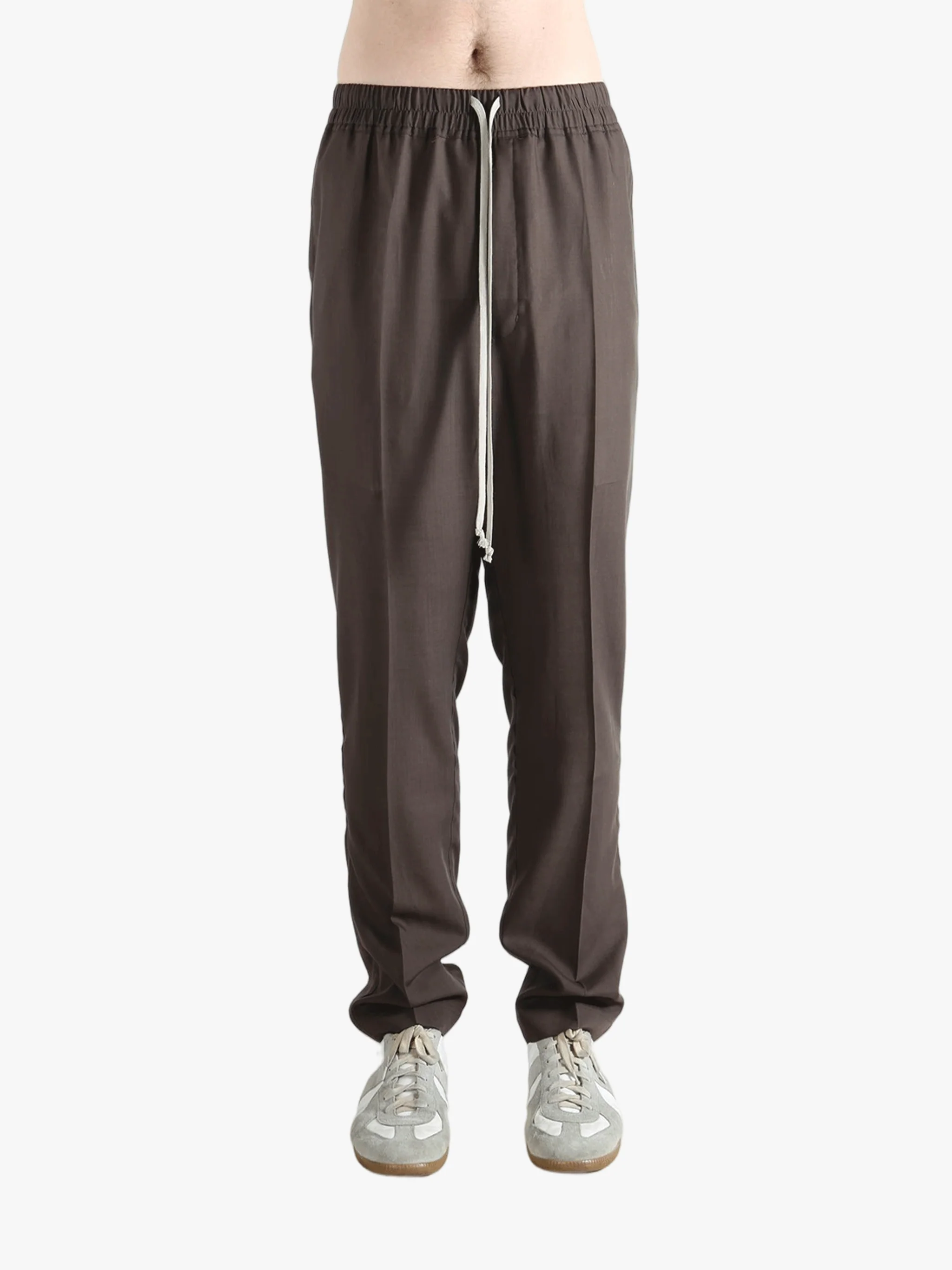 RICK OWENS - Men Drawstring Slim Long Pants