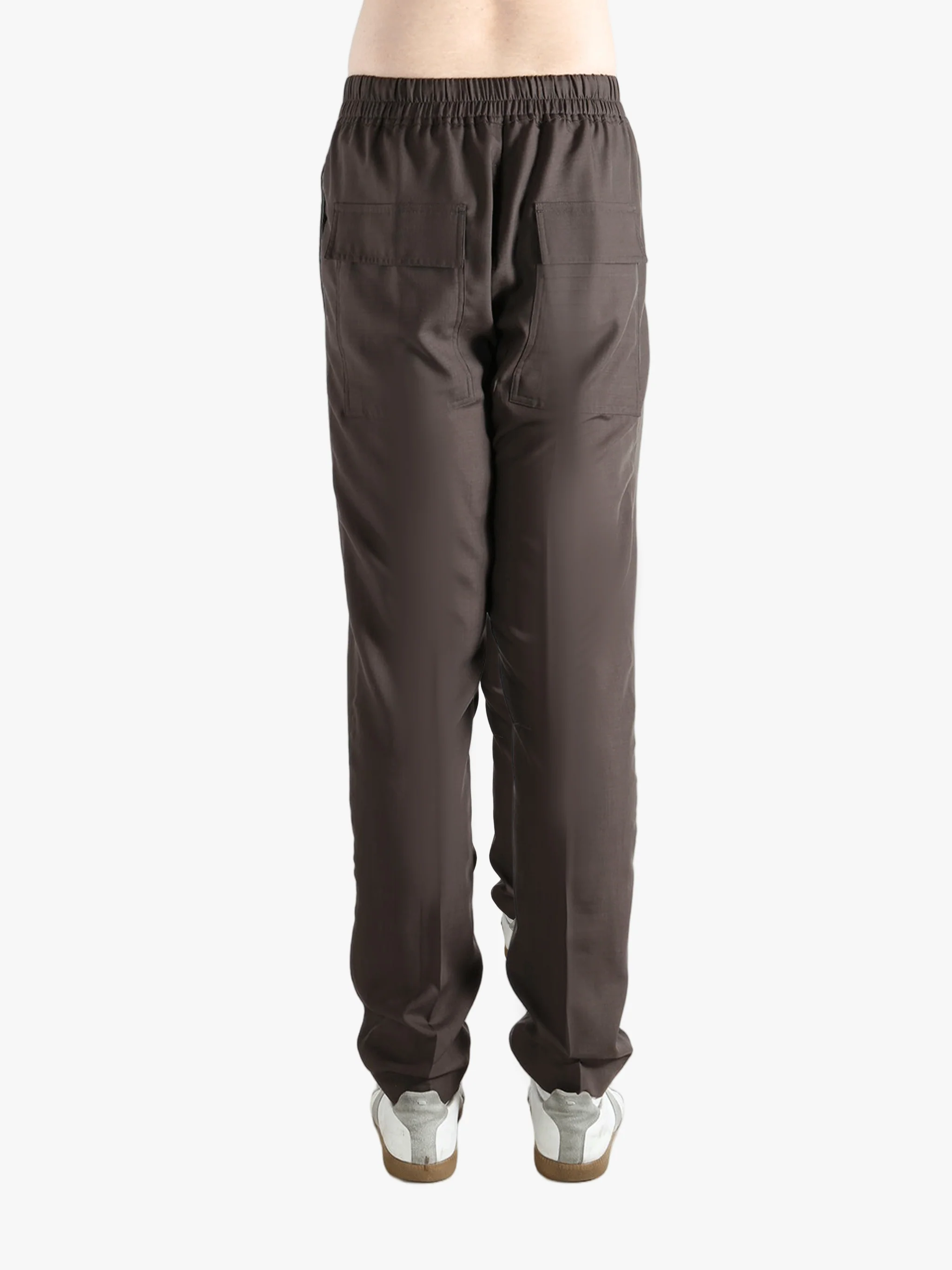 RICK OWENS - Men Drawstring Slim Long Pants - Image 3