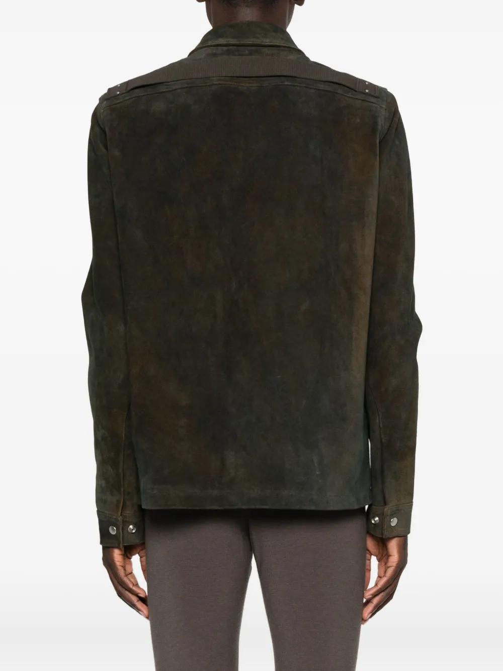 RICK OWENS - Men Suede Brad Jacket - Image 3