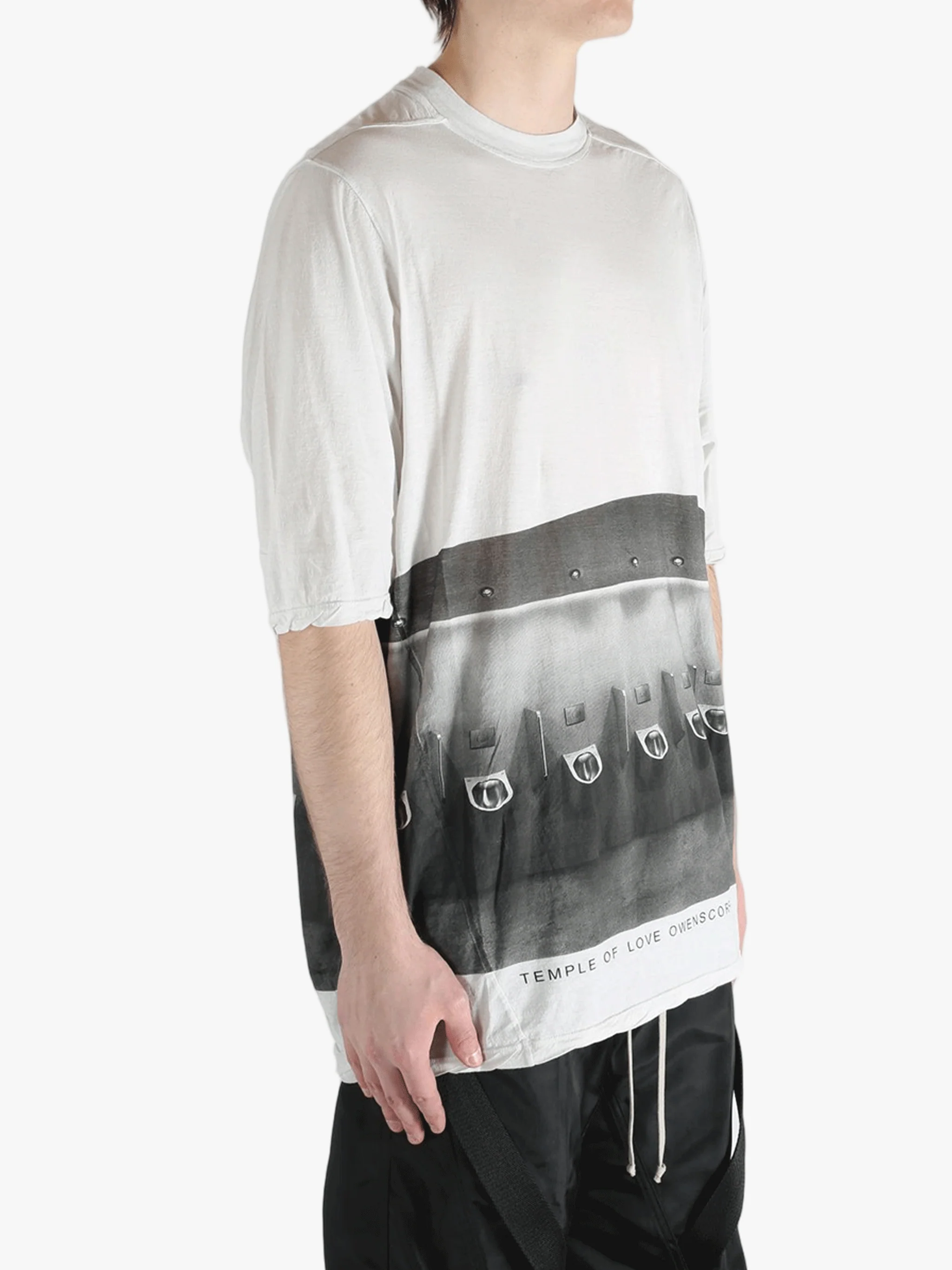 RICK OWENS - Men Jumbo SS T-Shirt - Image 2