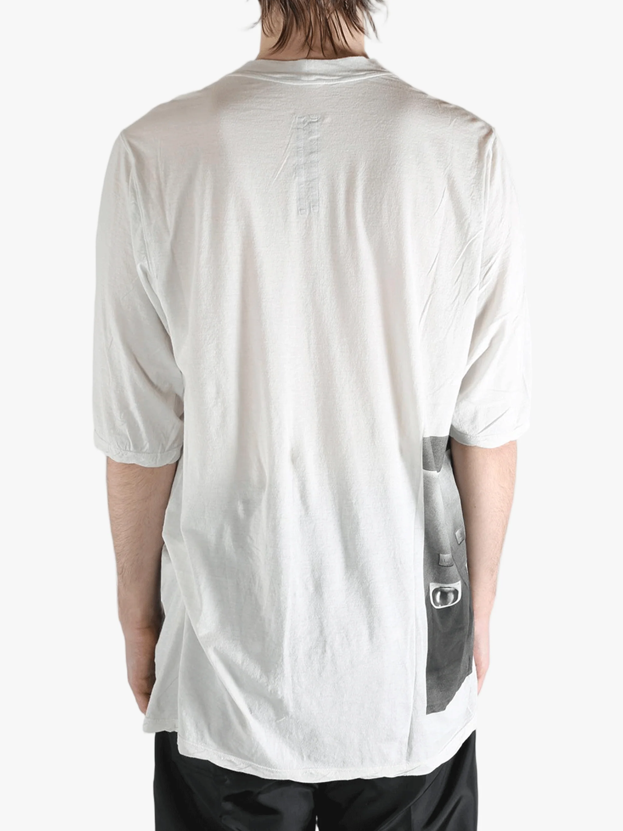 RICK OWENS - Men Jumbo SS T-Shirt - Image 3