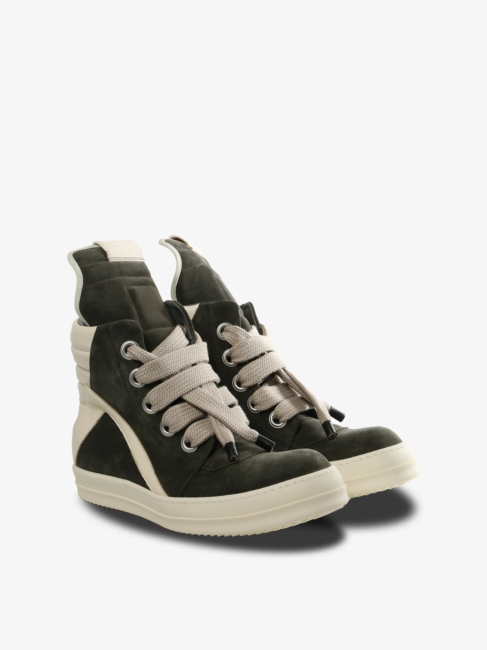 RICK OWENS - Men Jumbolace Geobasket Sneaker - Image 2