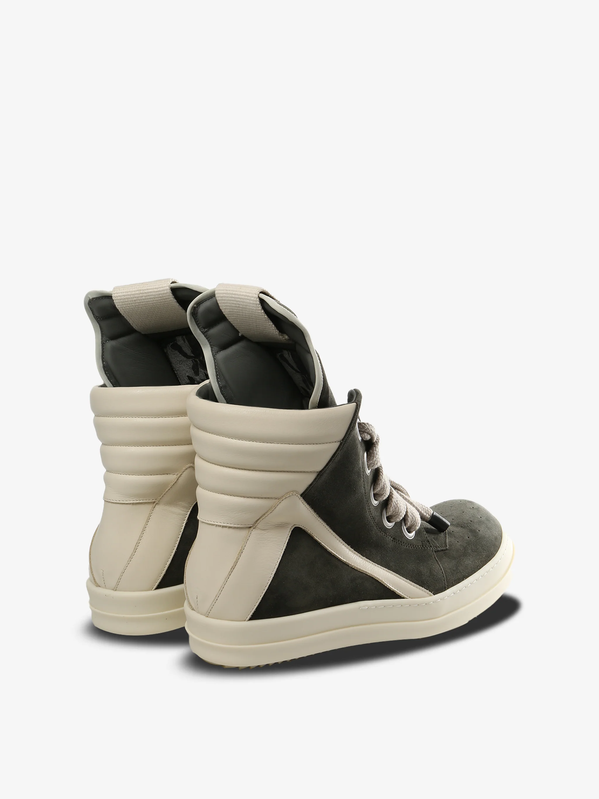RICK OWENS - Men Jumbolace Geobasket Sneaker - Image 3