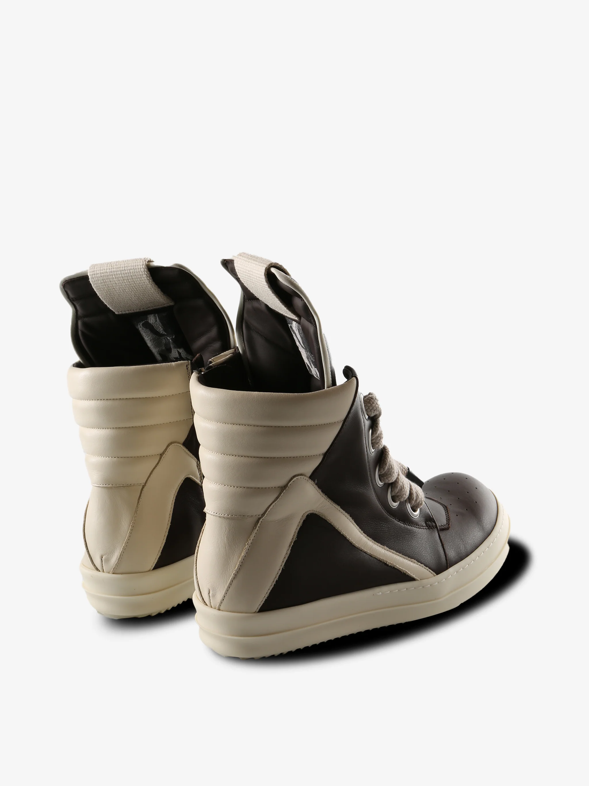RICK OWENS - Men Jumbolace Geobasket Sneaker - Image 3