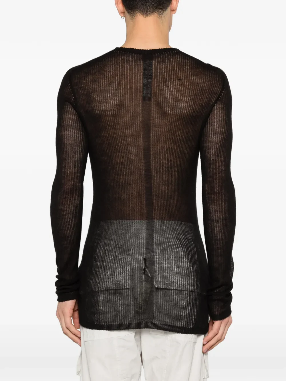 RICK OWENS - Men Knit Dennis Top - Image 3