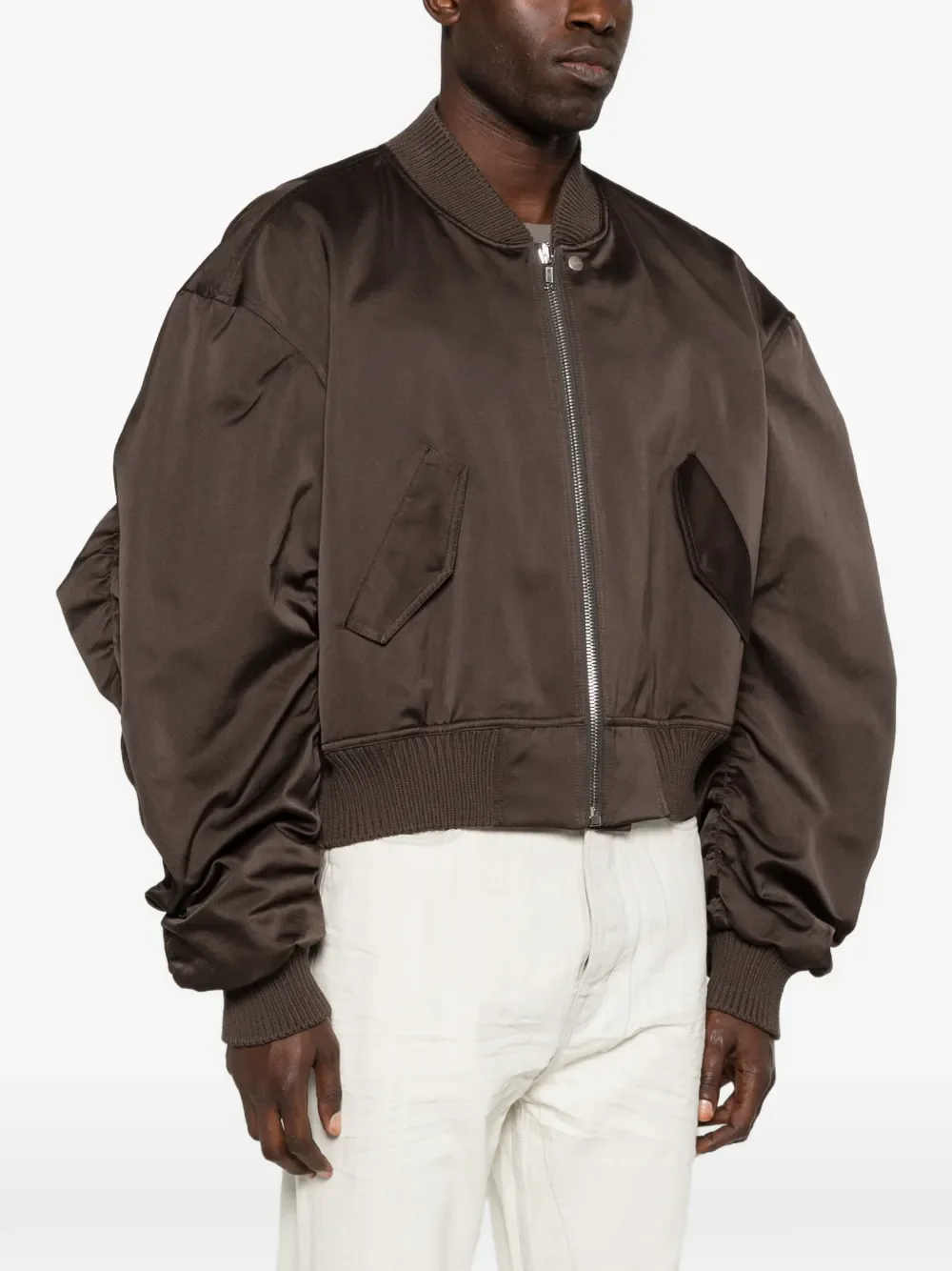 RICK OWENS - Men Secchia Flight Jacket - Image 2