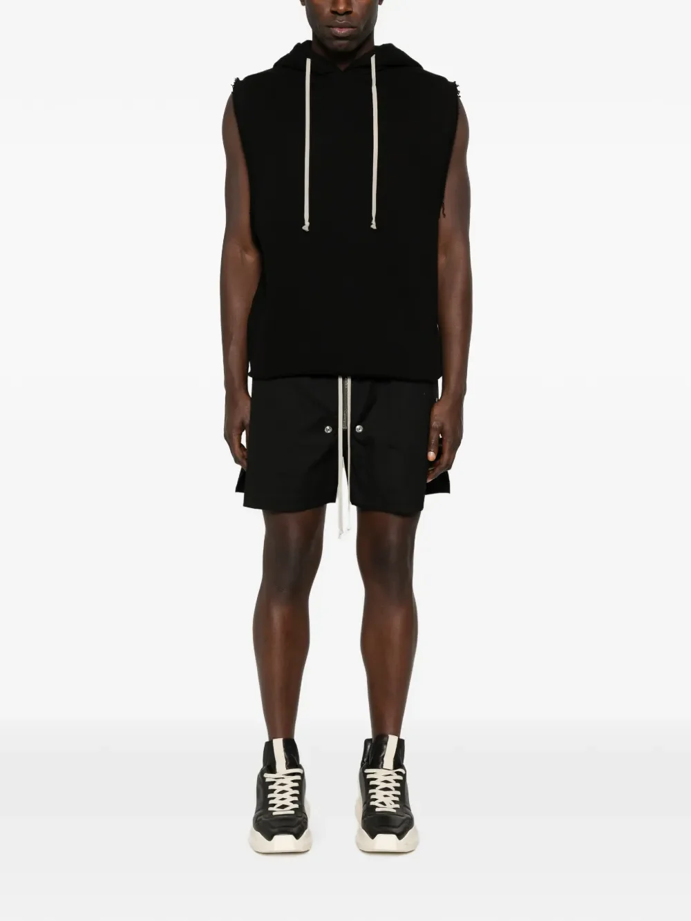 RICK OWENS - Men Short Sleeves Hoodie