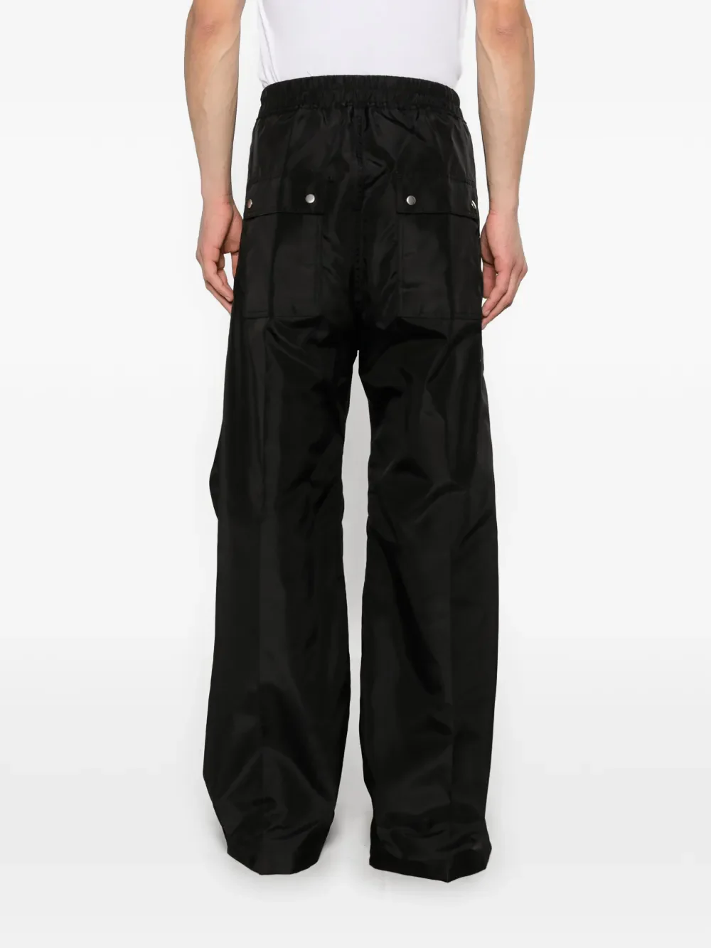 RICK OWENS - Men Strapped Wide Bela Pants - Image 3