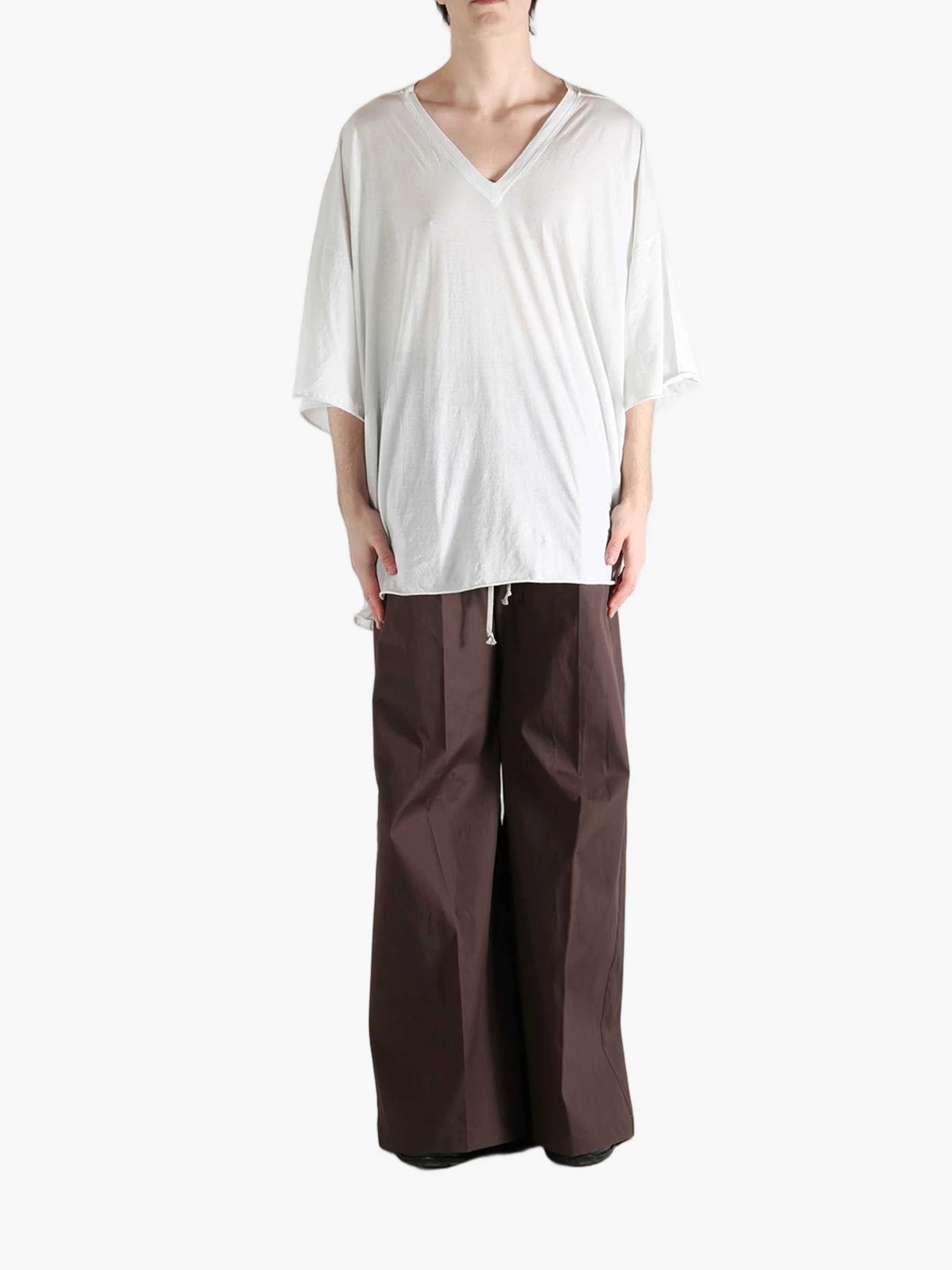 RICK OWENS - Men V Tommy T-Shirt - Image 4