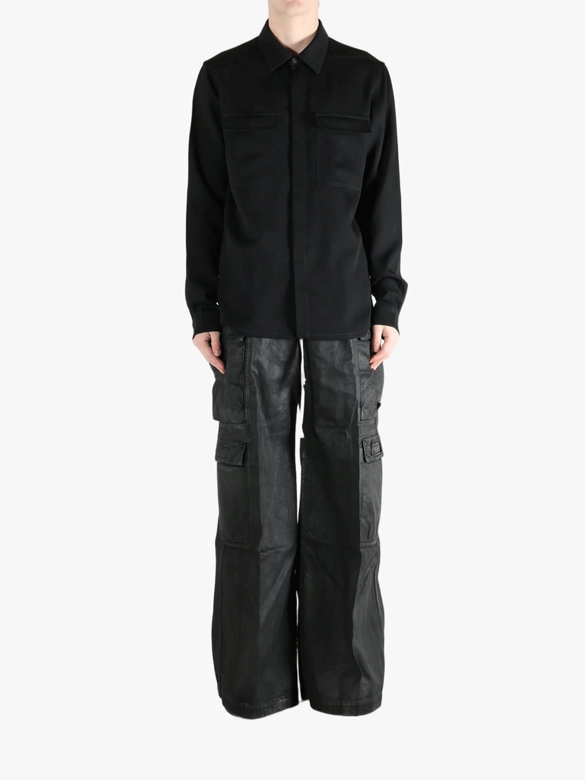 RICK OWENS - Men Work Shirt - Image 4