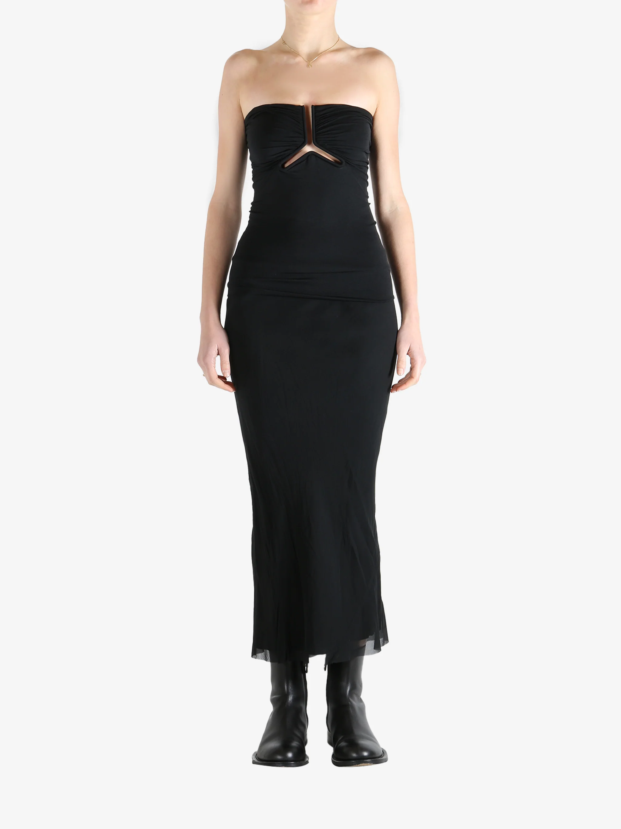 RICK OWENS - Women Alannah Prong Bustier Top - Image 4