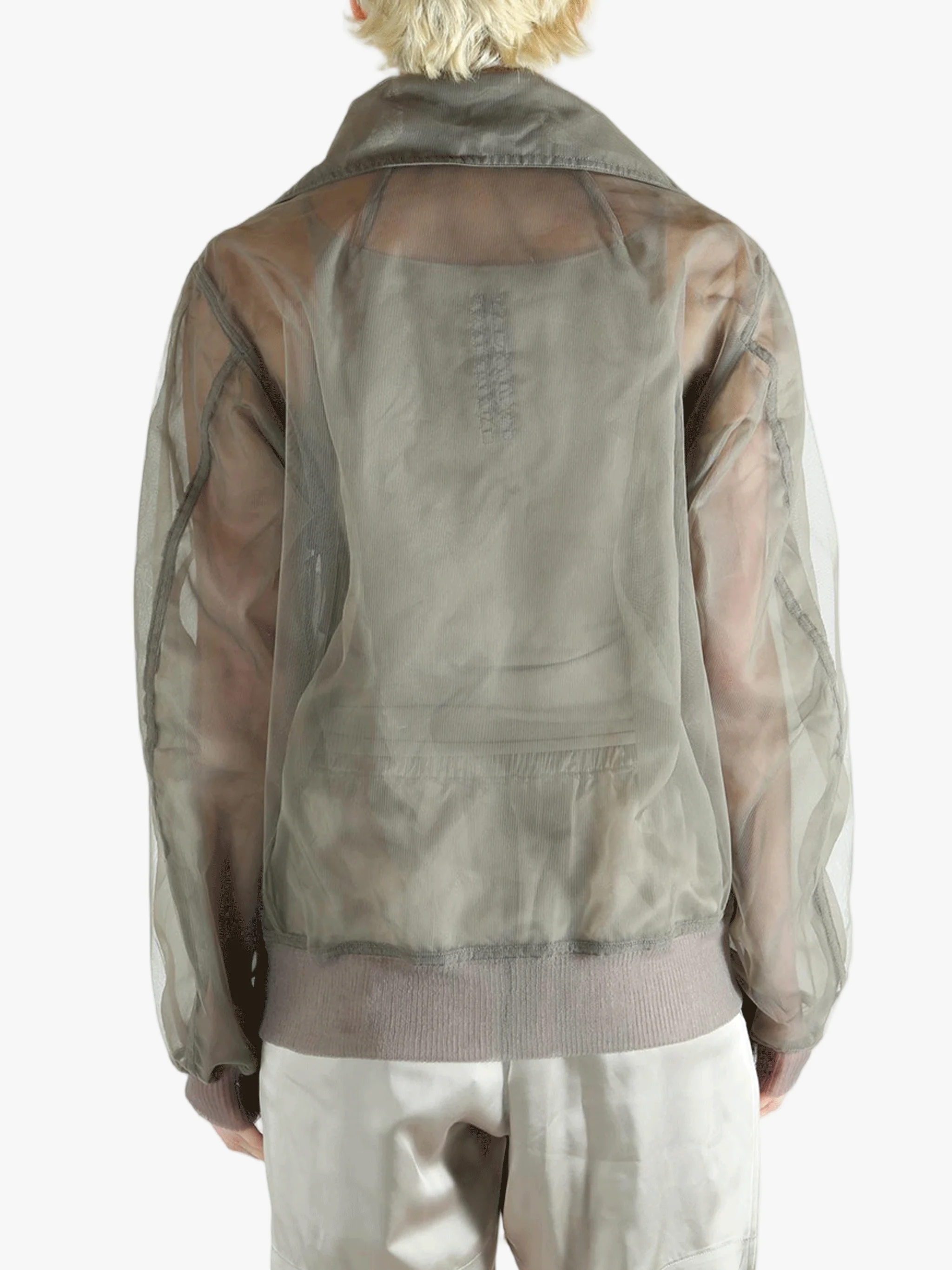 RICK OWENS - Women Dracucollar Flight Bomber - Image 3