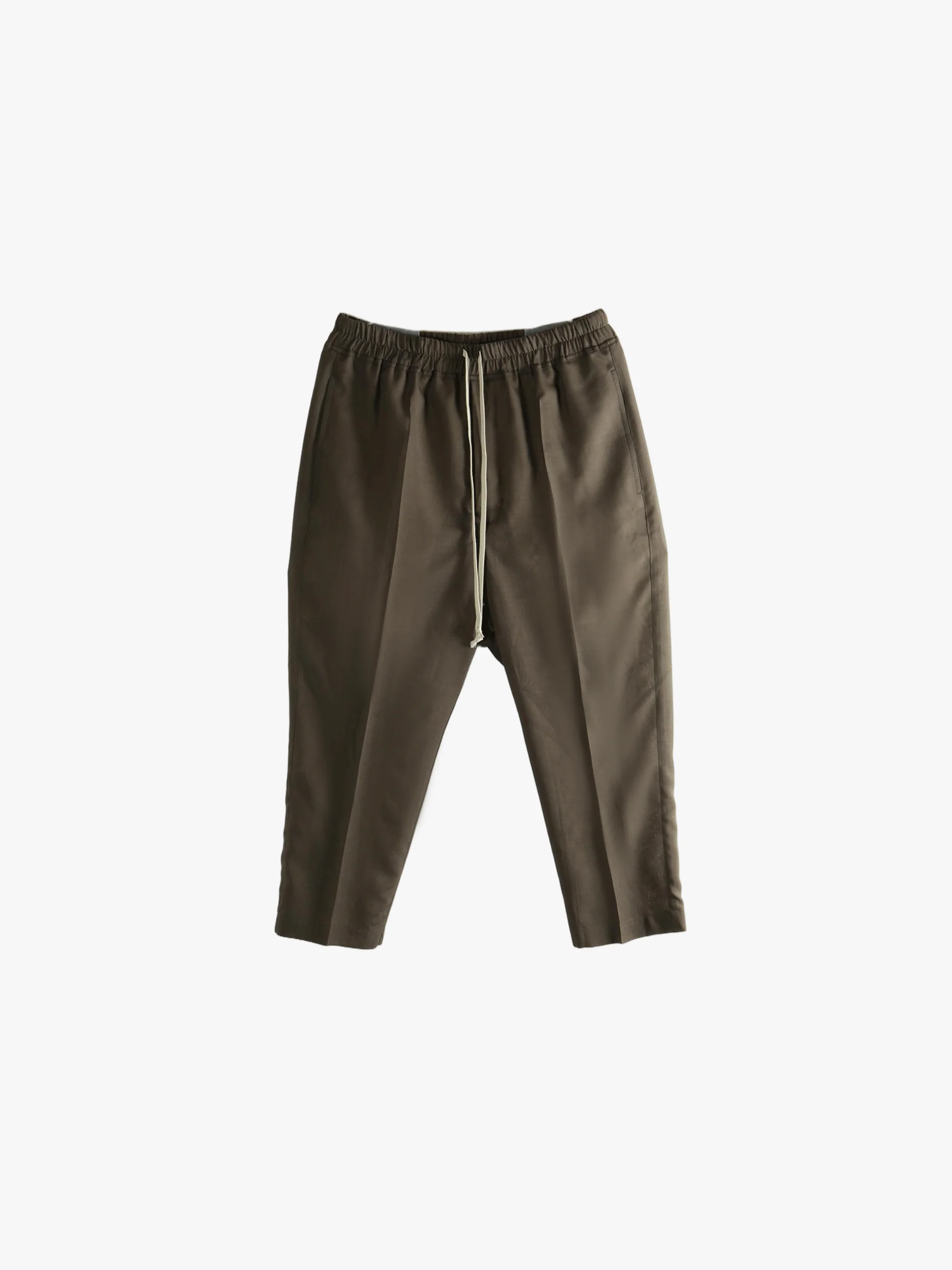 RICK OWENS - Women Drawstring Astaire Cropped Pants - Image 4