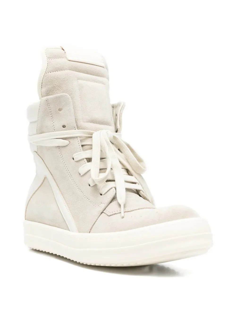 RICK OWENS - Women In Pelle Geobasket Scarpe - Image 2