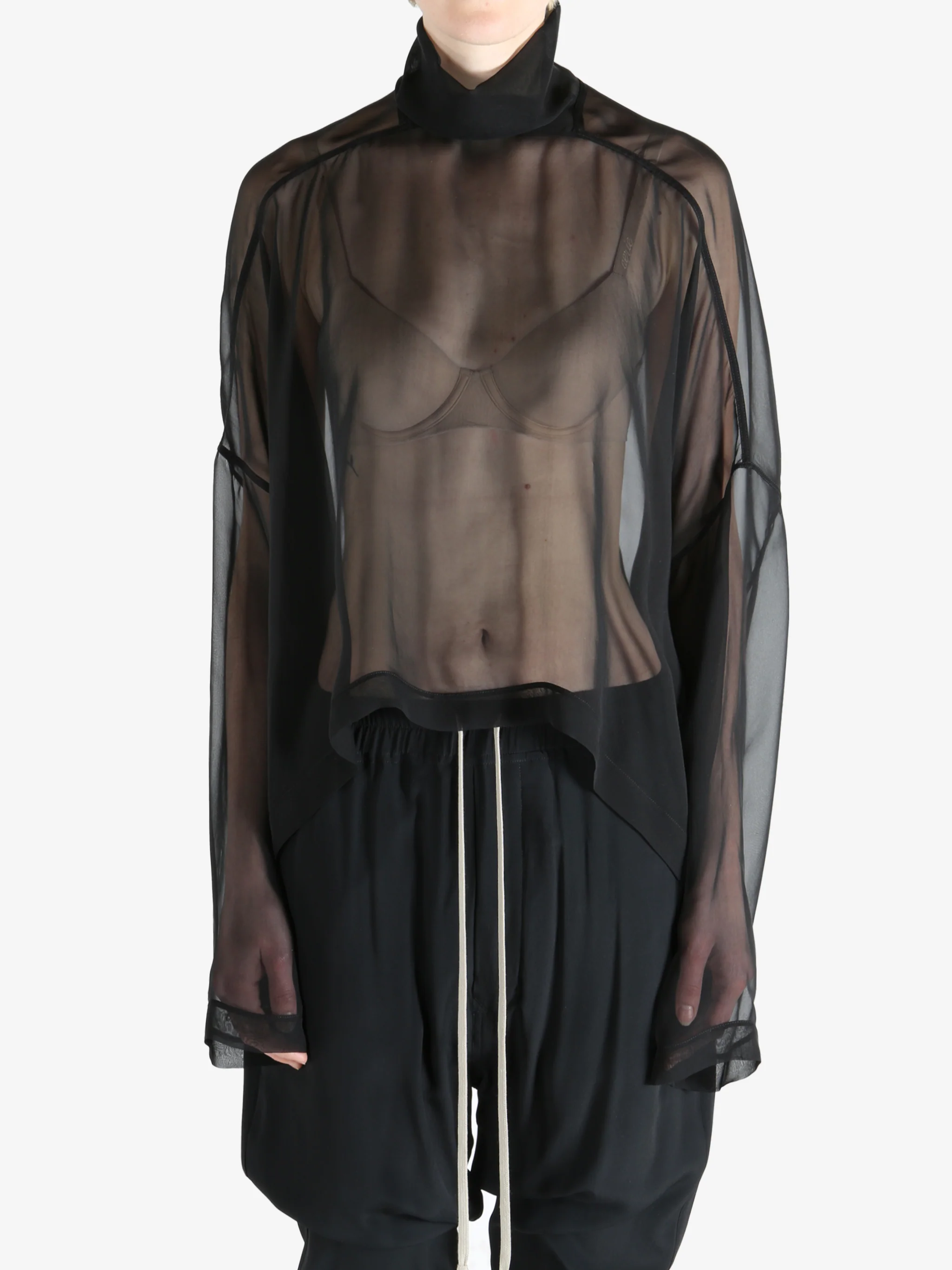 RICK OWENS - Women Jumbo Tabard Cropped Top