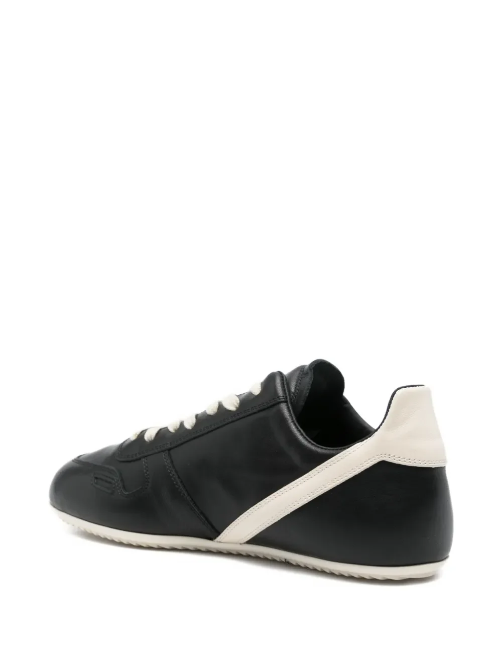 RICK OWENS - Women Leather Minimal Sneaks - Image 3