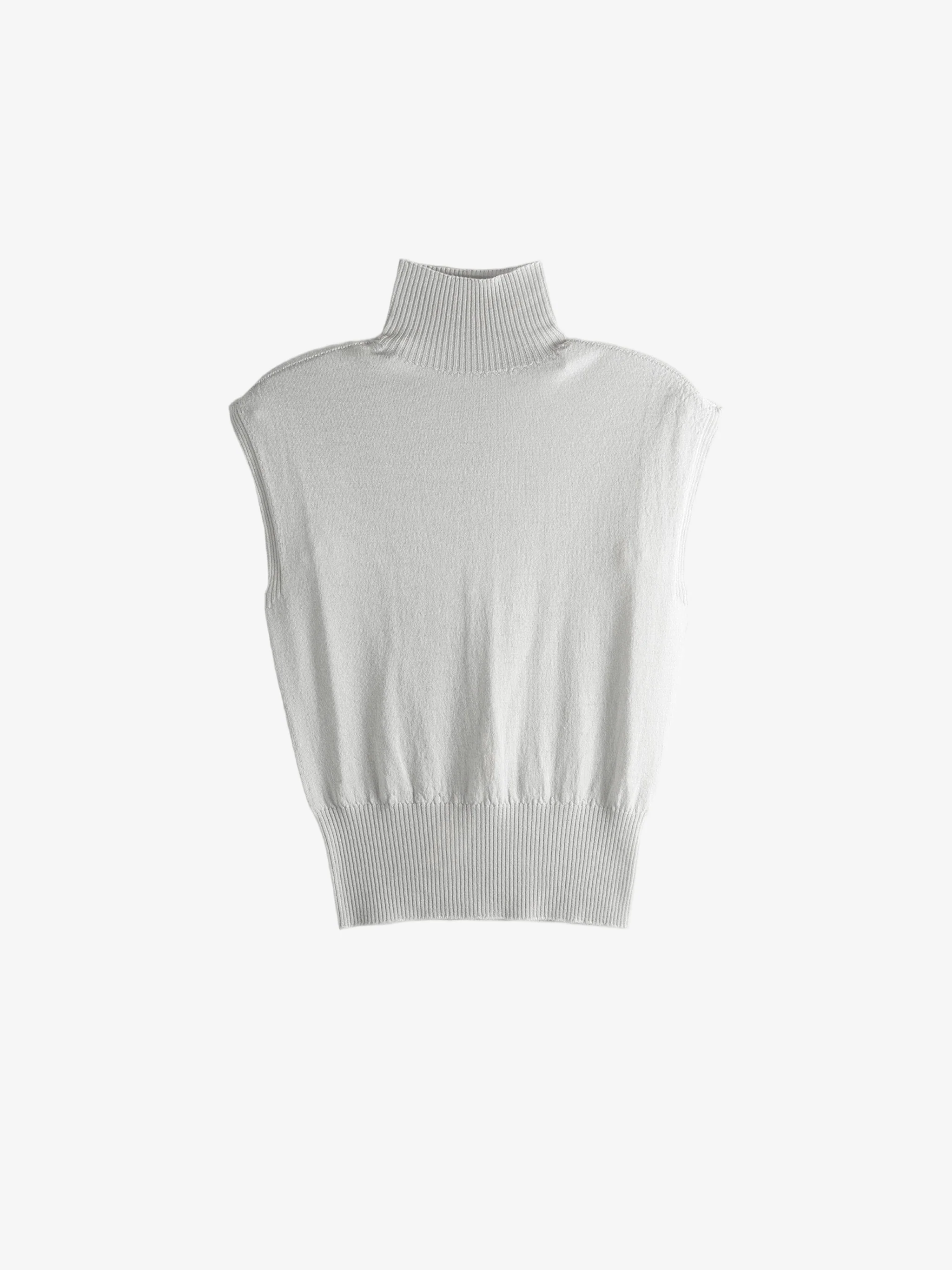 RICK OWENS - Women Short Sleeve Turtle Top - Image 4