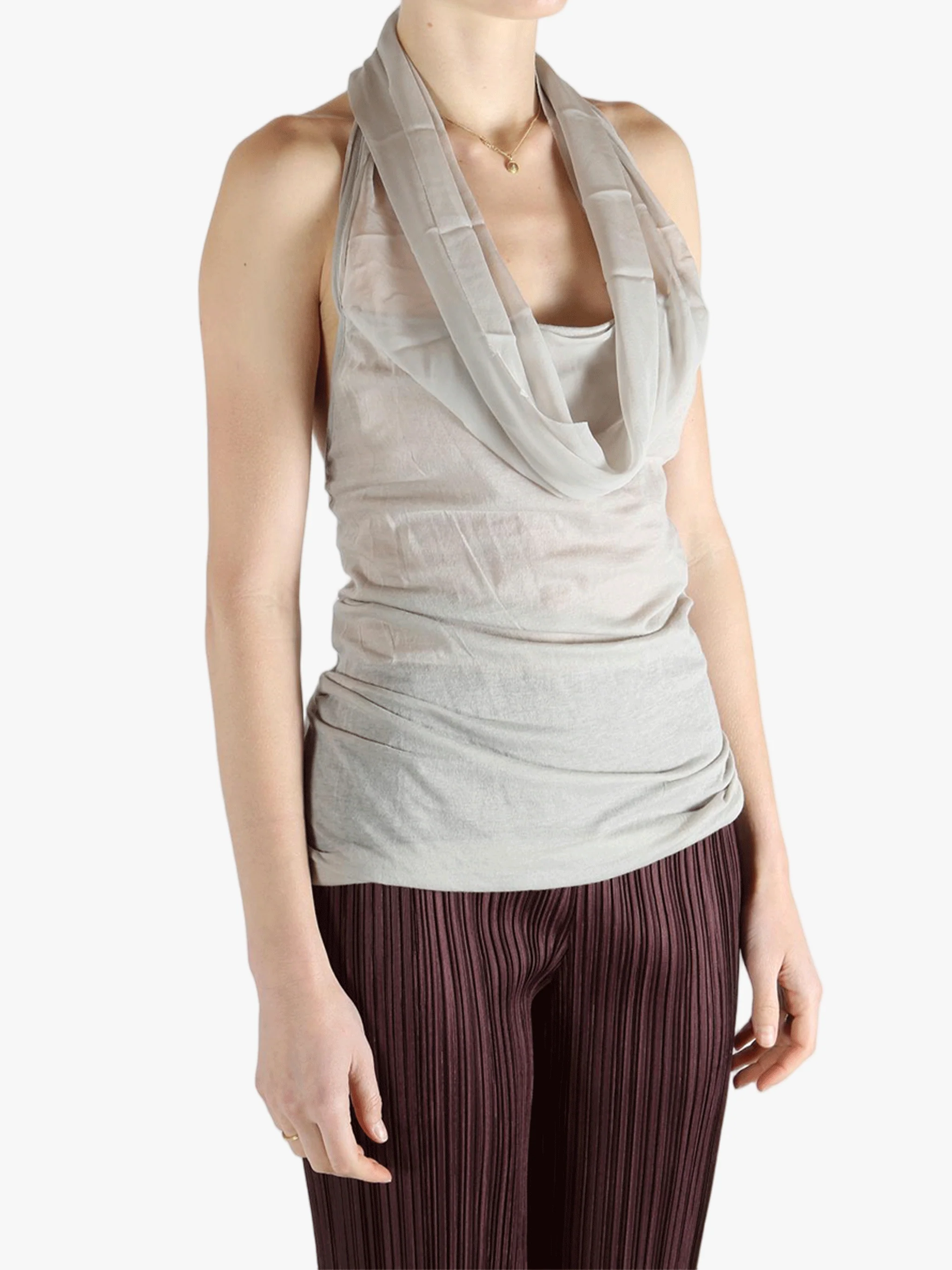 RICK OWENS - Women Sunburn Halter Top - Image 2