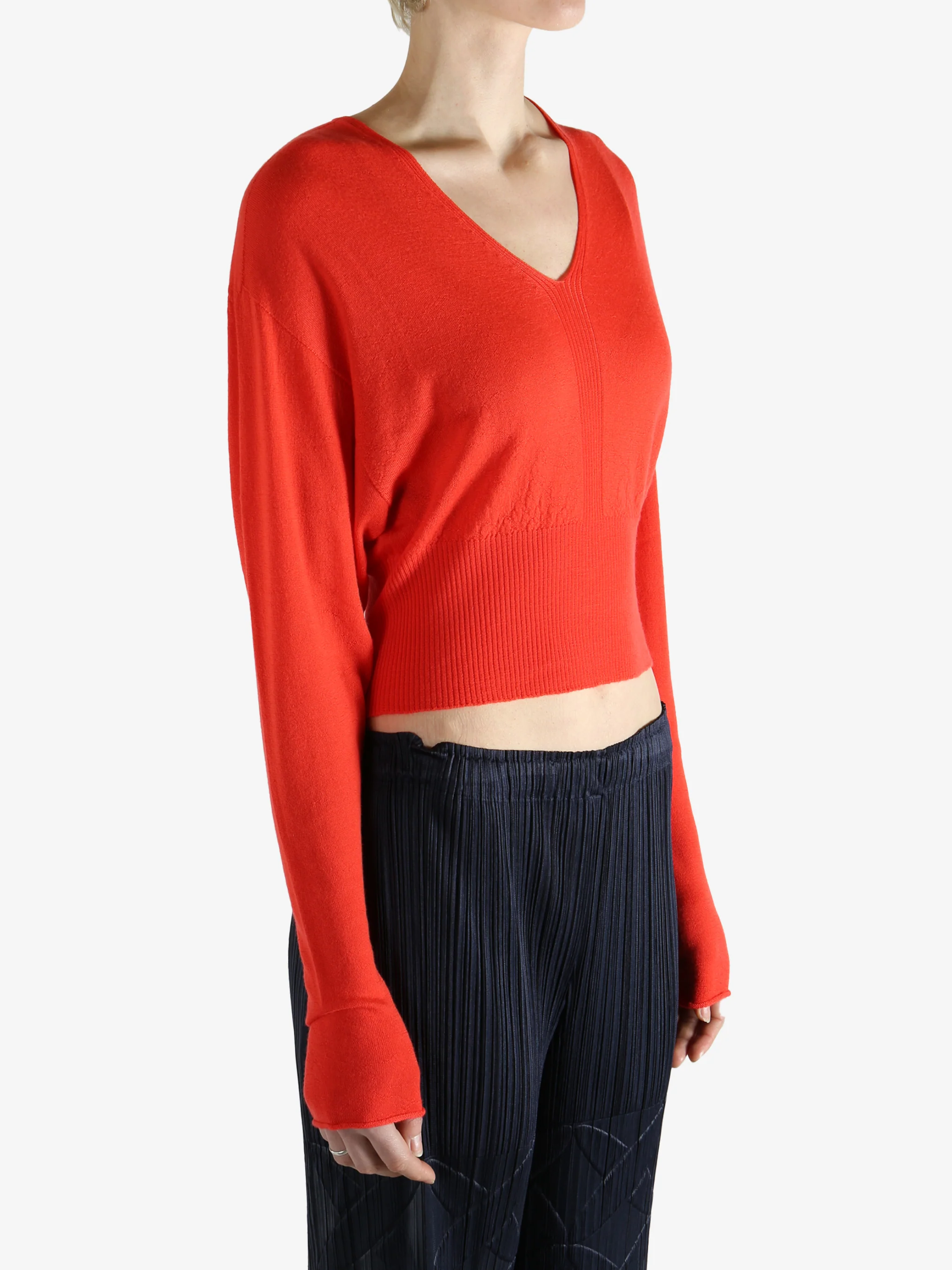 RICK OWENS - Women V Cropped Top - Image 2