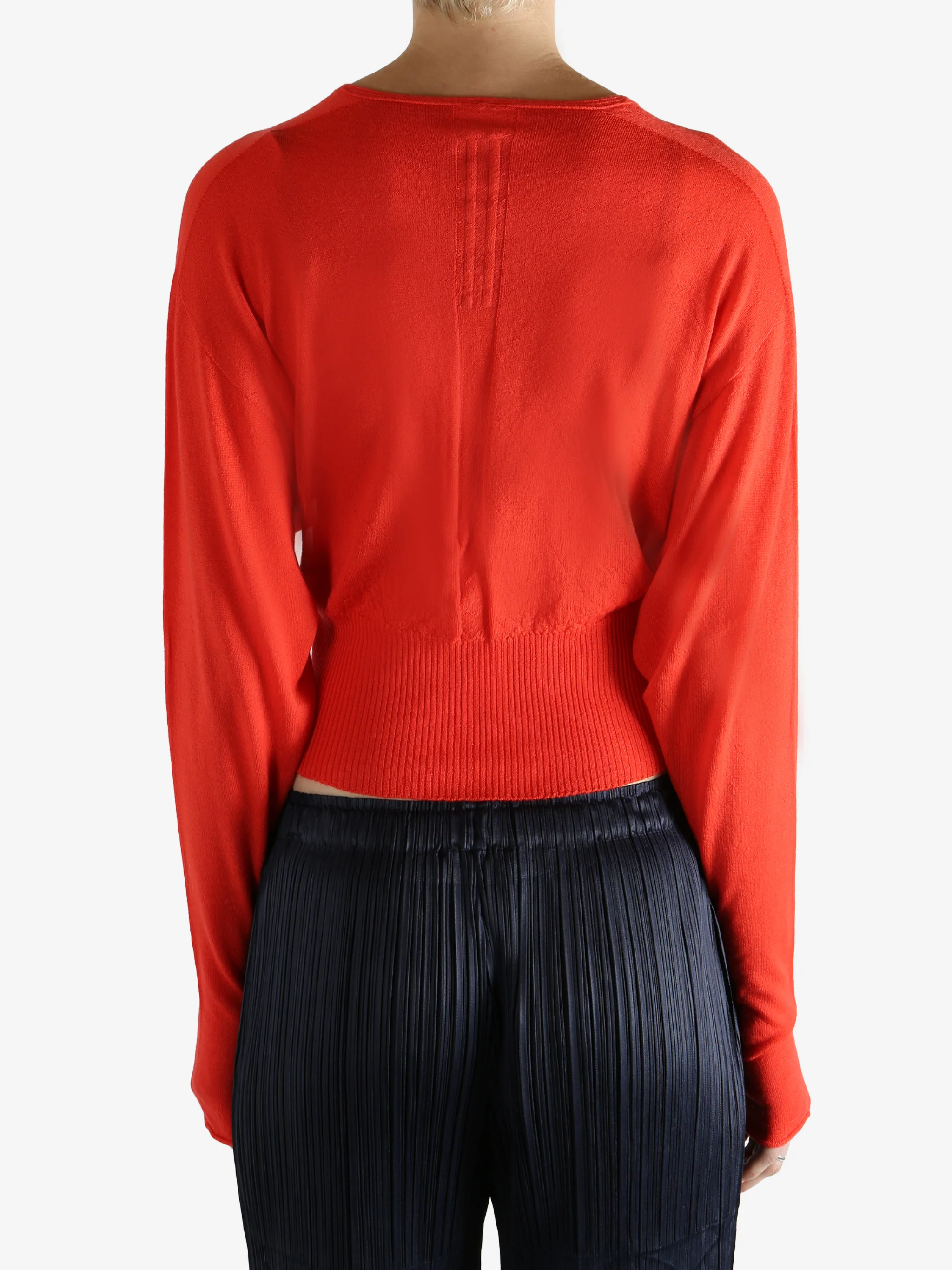 RICK OWENS - Women V Cropped Top - Image 3