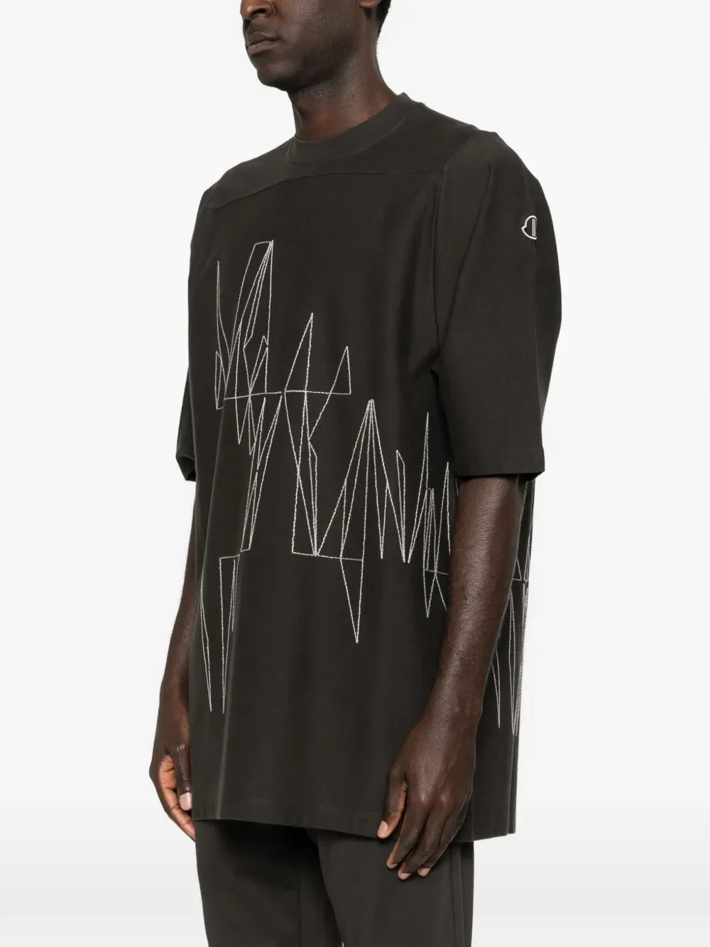 RICK OWENS X MONCLER - Men Knitted Jumbo SS T-shirts - Image 2