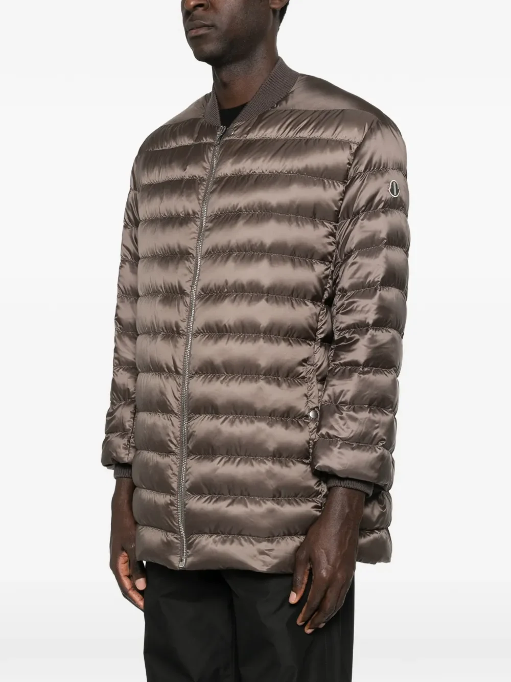 RICK OWENS X MONCLER - Men Woven Flight Parka Jacket - Image 2