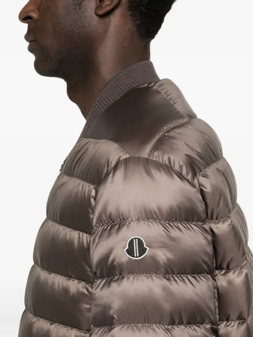 RICK OWENS X MONCLER - Men Woven Flight Parka Jacket - Image 4
