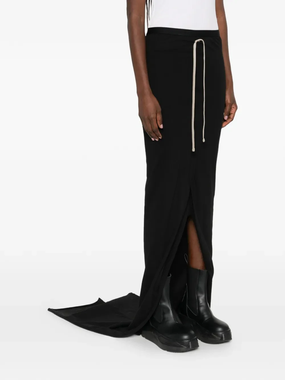RICK OWENS X MONCLER - Women Knitted Adjust Able Skirt - Image 2