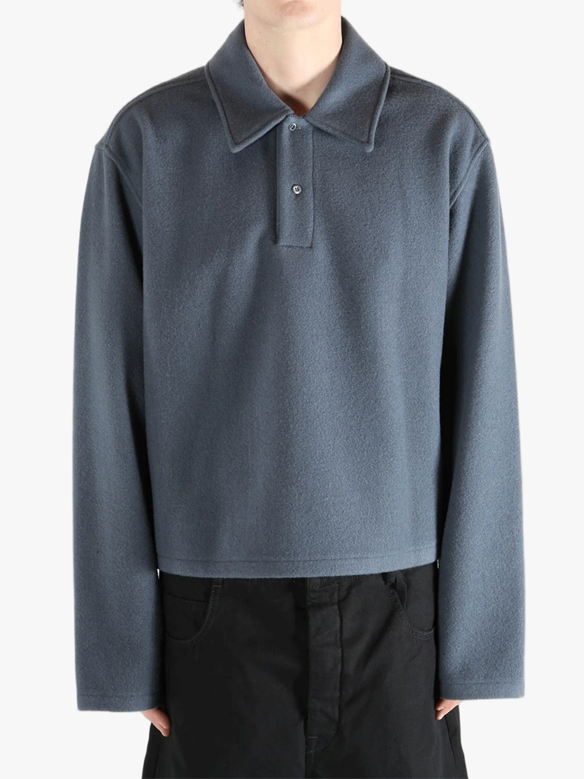 RIER - Unisex Fleece Polo Sweatshirt