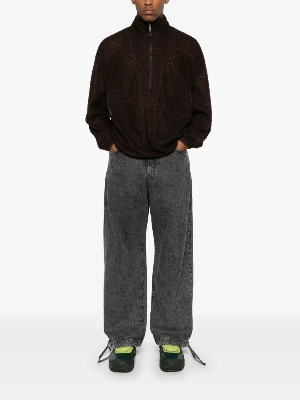 ROA - Men Ocular Polartec Alpha Half Zip Knitwear