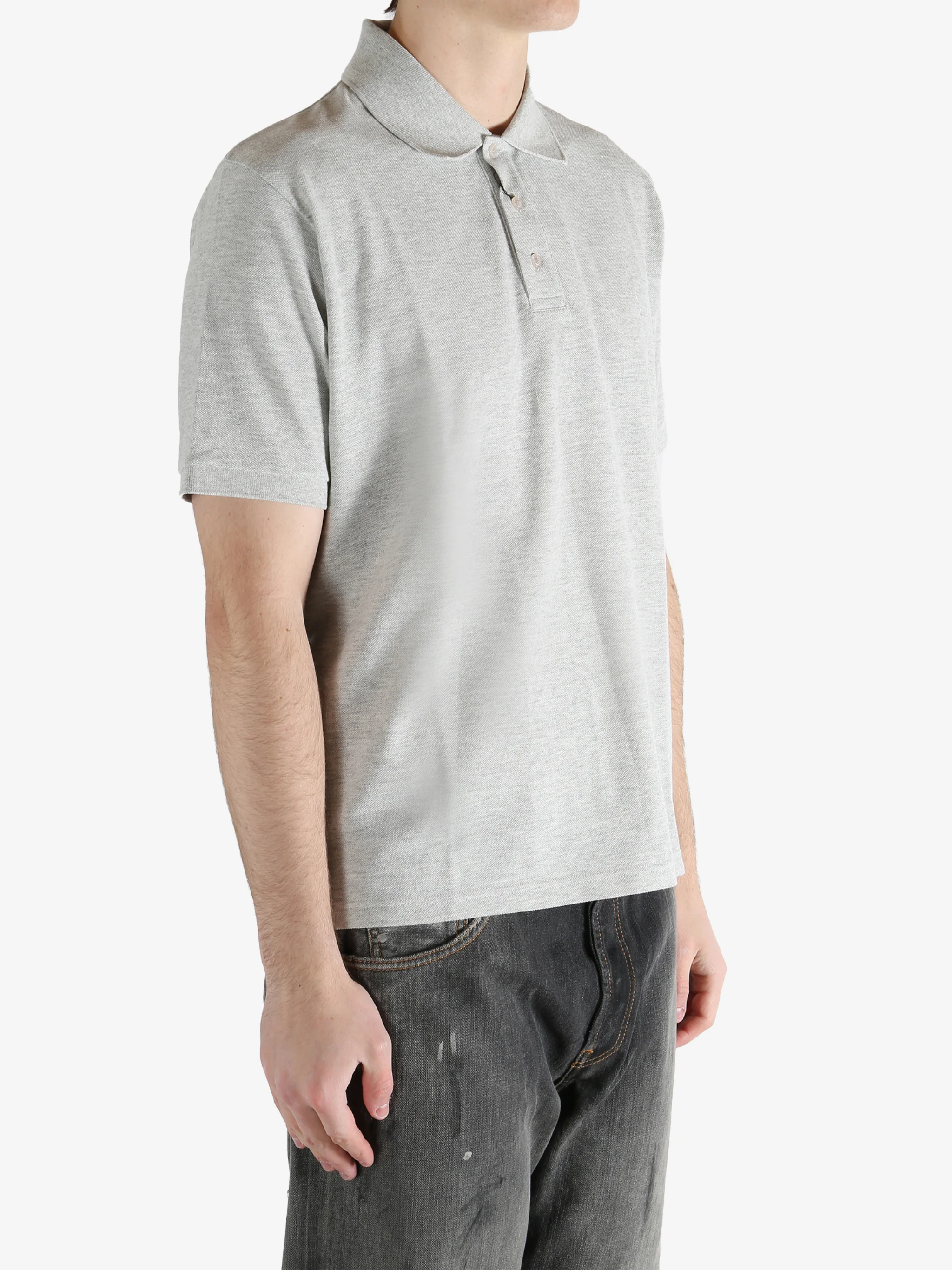 SAINT LAURENT - Men Classique Bande Polo - Image 2