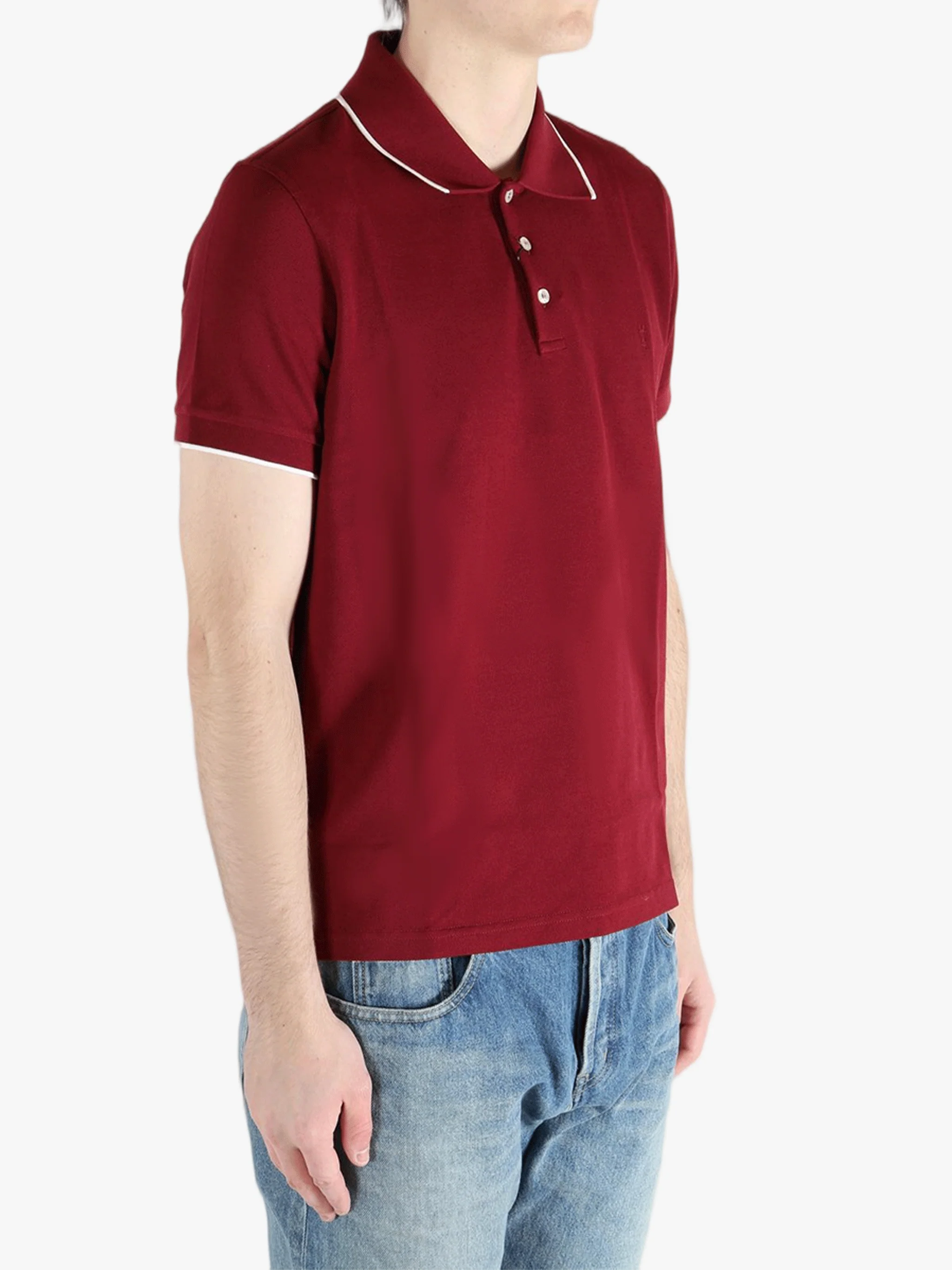 SAINT LAURENT - Men Jersey Polo - Image 2