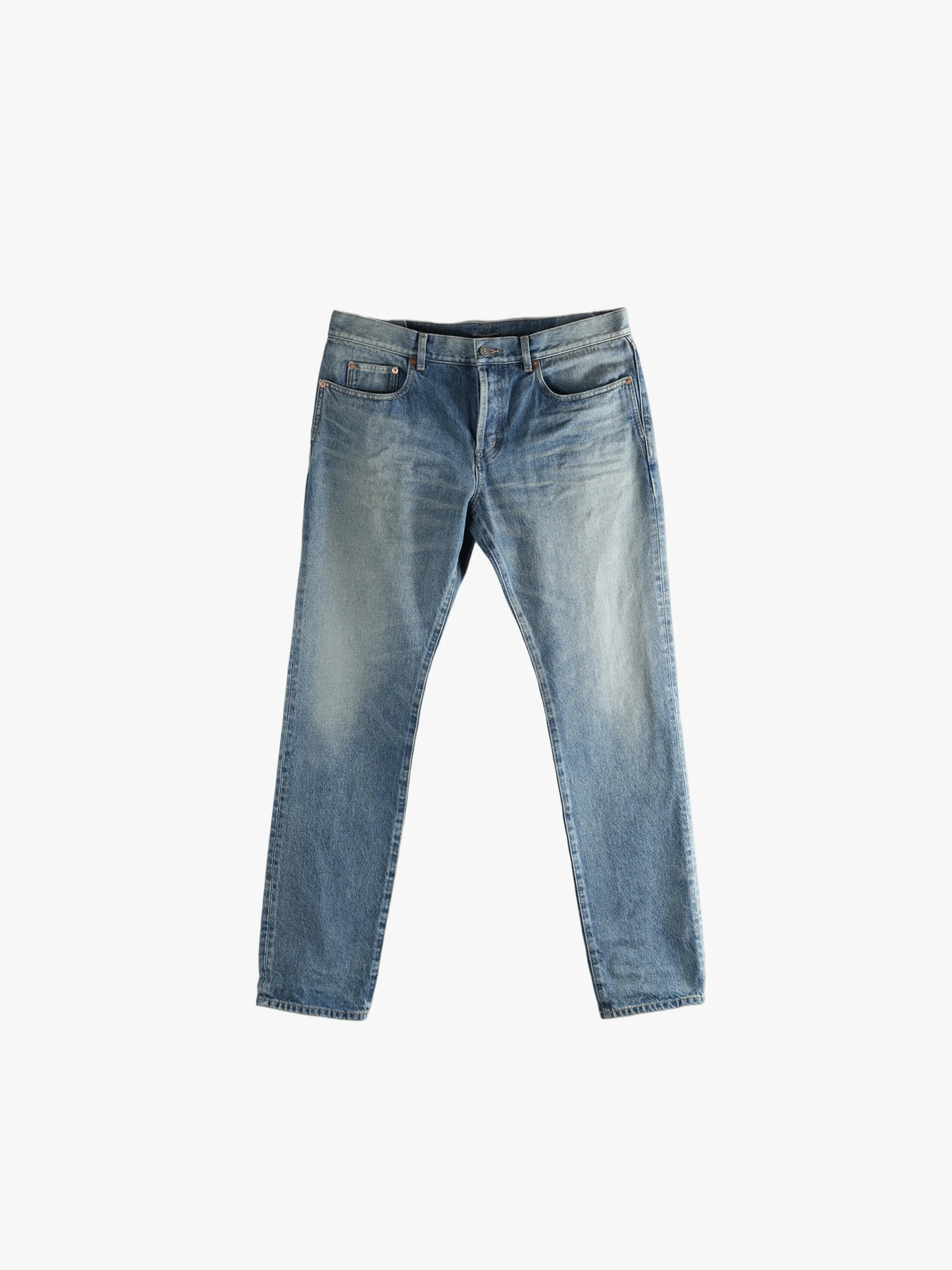 SAINT LAURENT - Men Relaxed Slim Jean - Image 4