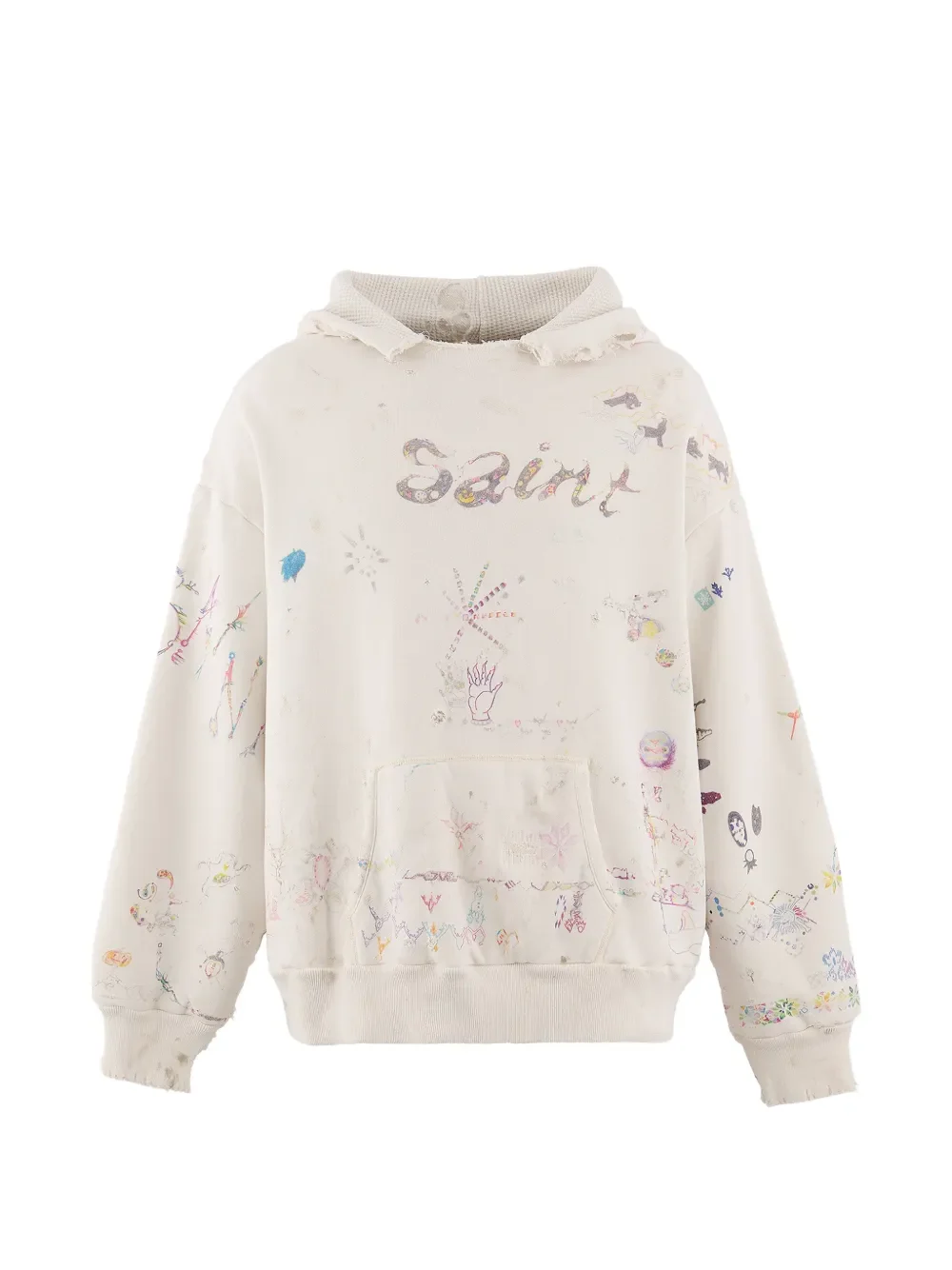 SAINT MXXXXXX - Men Coco Double Face Hoodie
