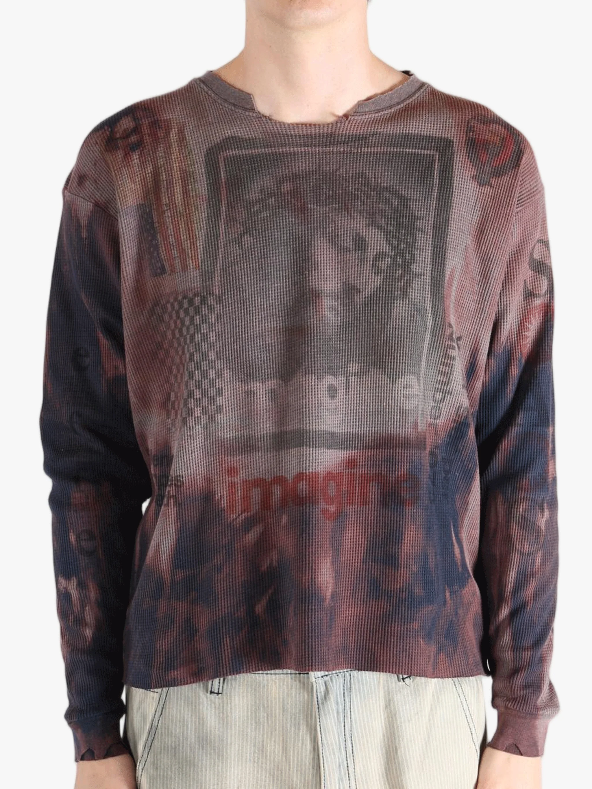 SAITOS - Men Broken Halo Waffle Top